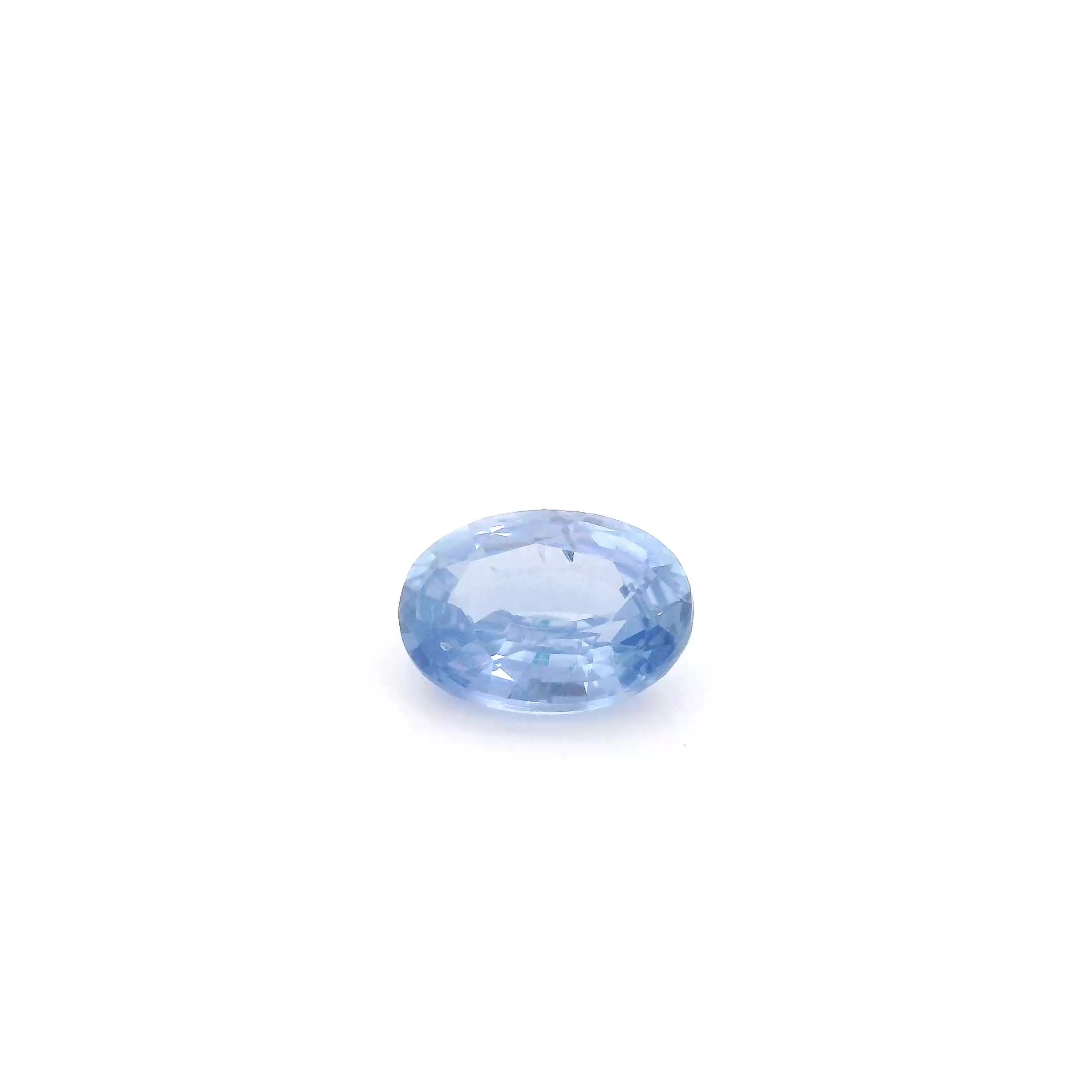 0.94 ct Oval Blue Natural Sapphire