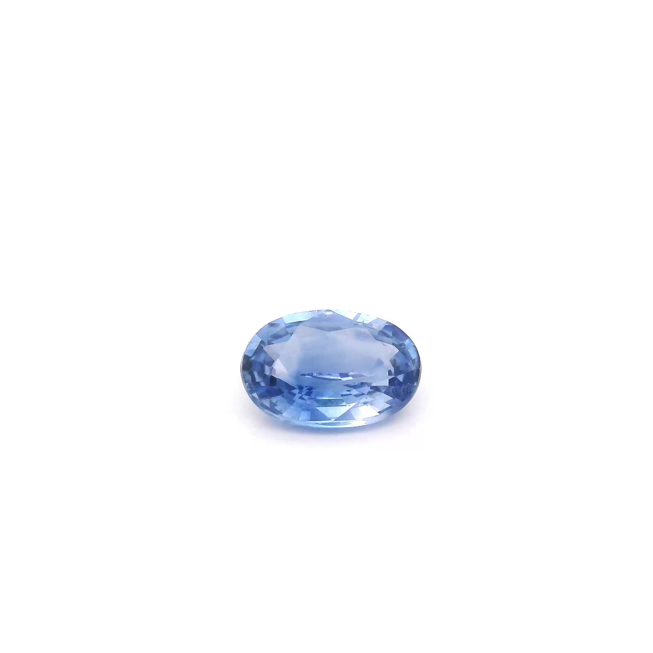 0.94 ct Oval Blue Natural Sapphire
