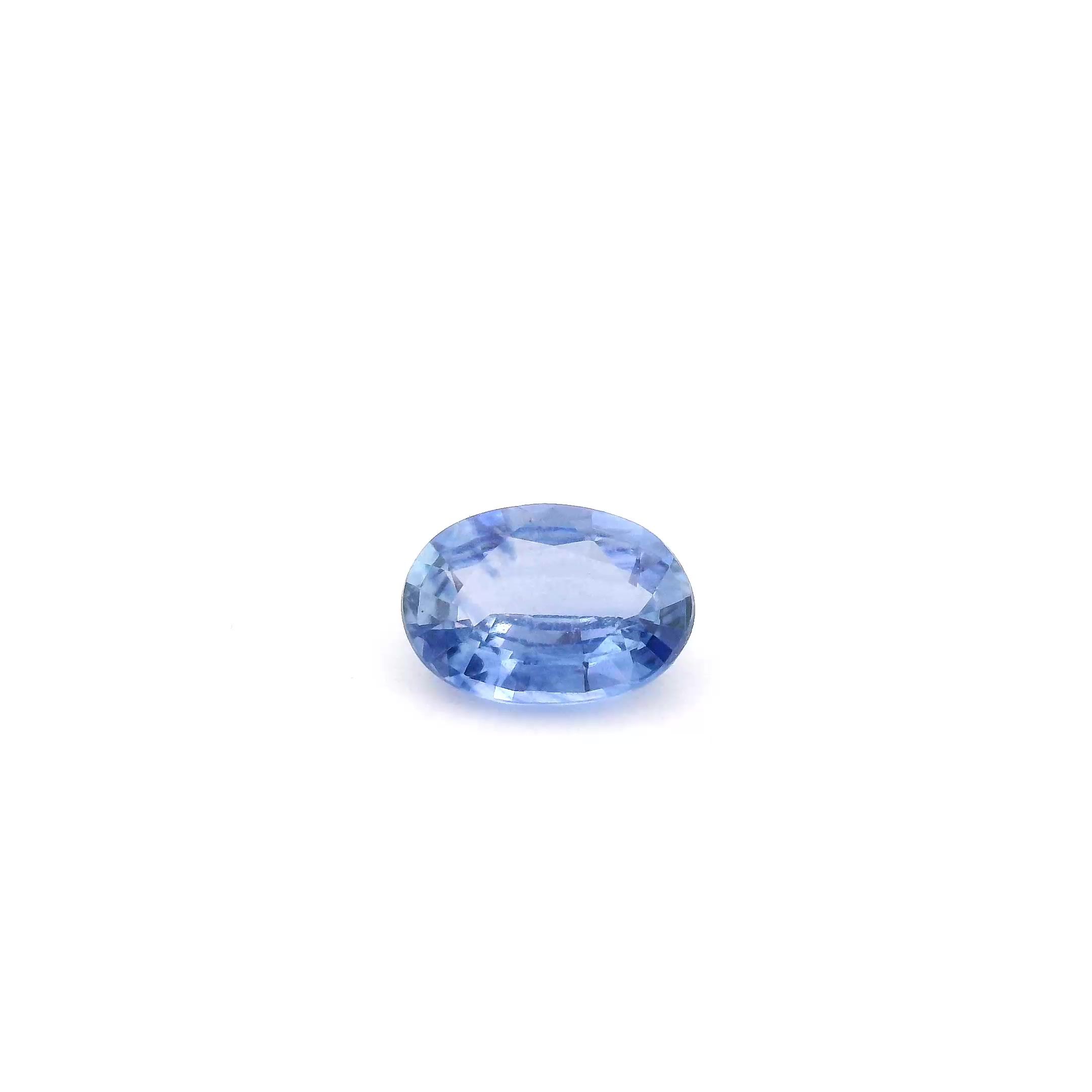 0.82 ct Oval Blue Natural Sapphire