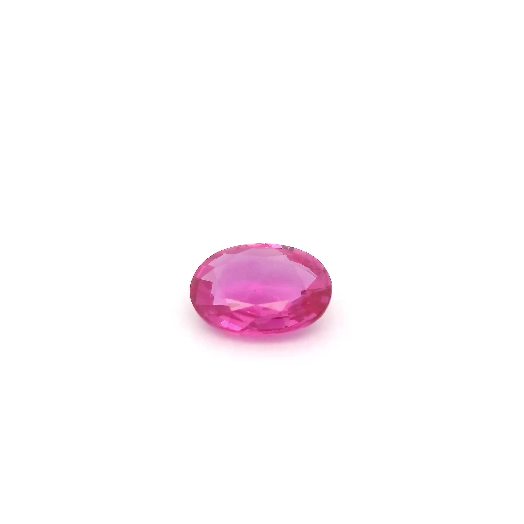 0.87 ct Oval Red Natural Ruby