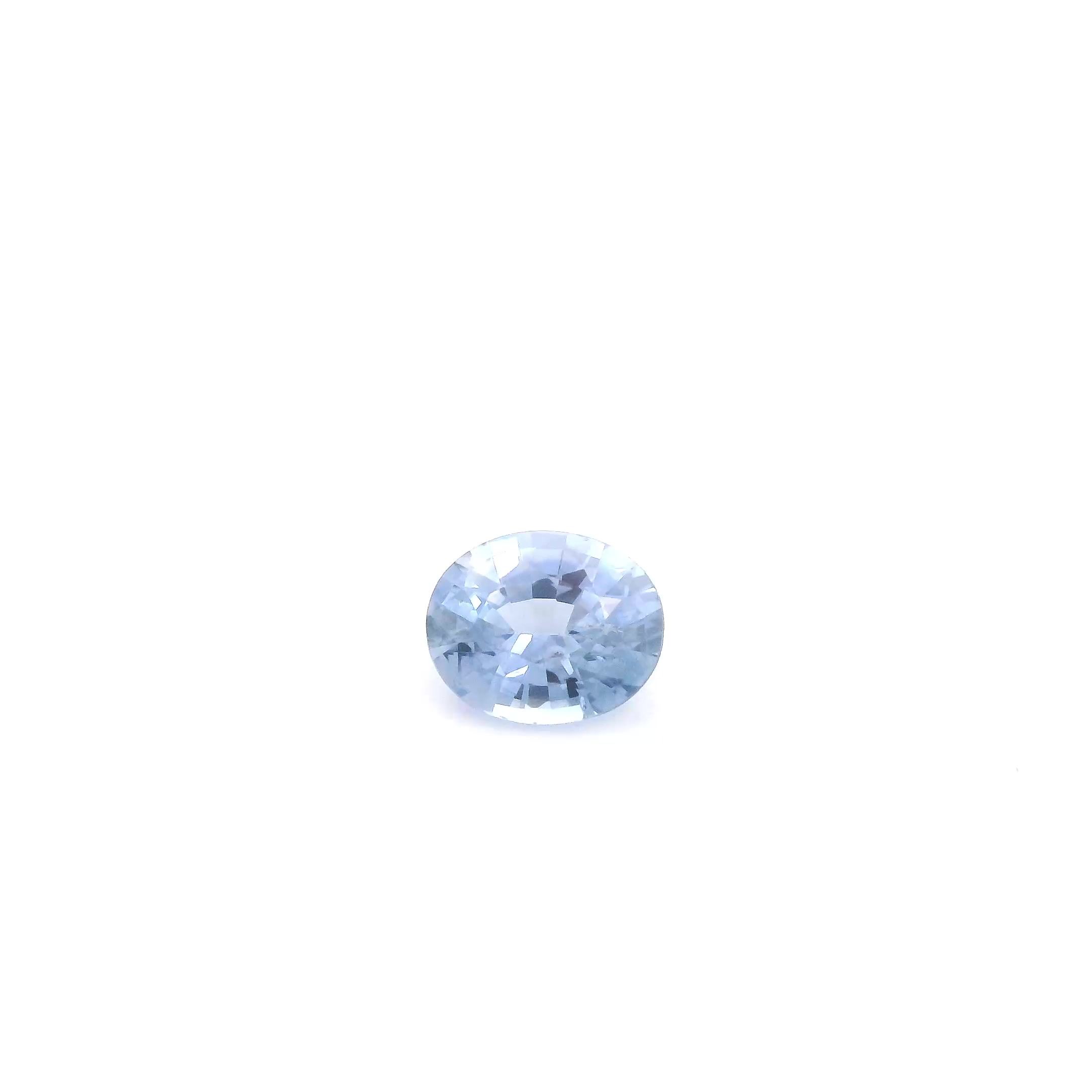 0.57 ct Oval Blue Natural Sapphire