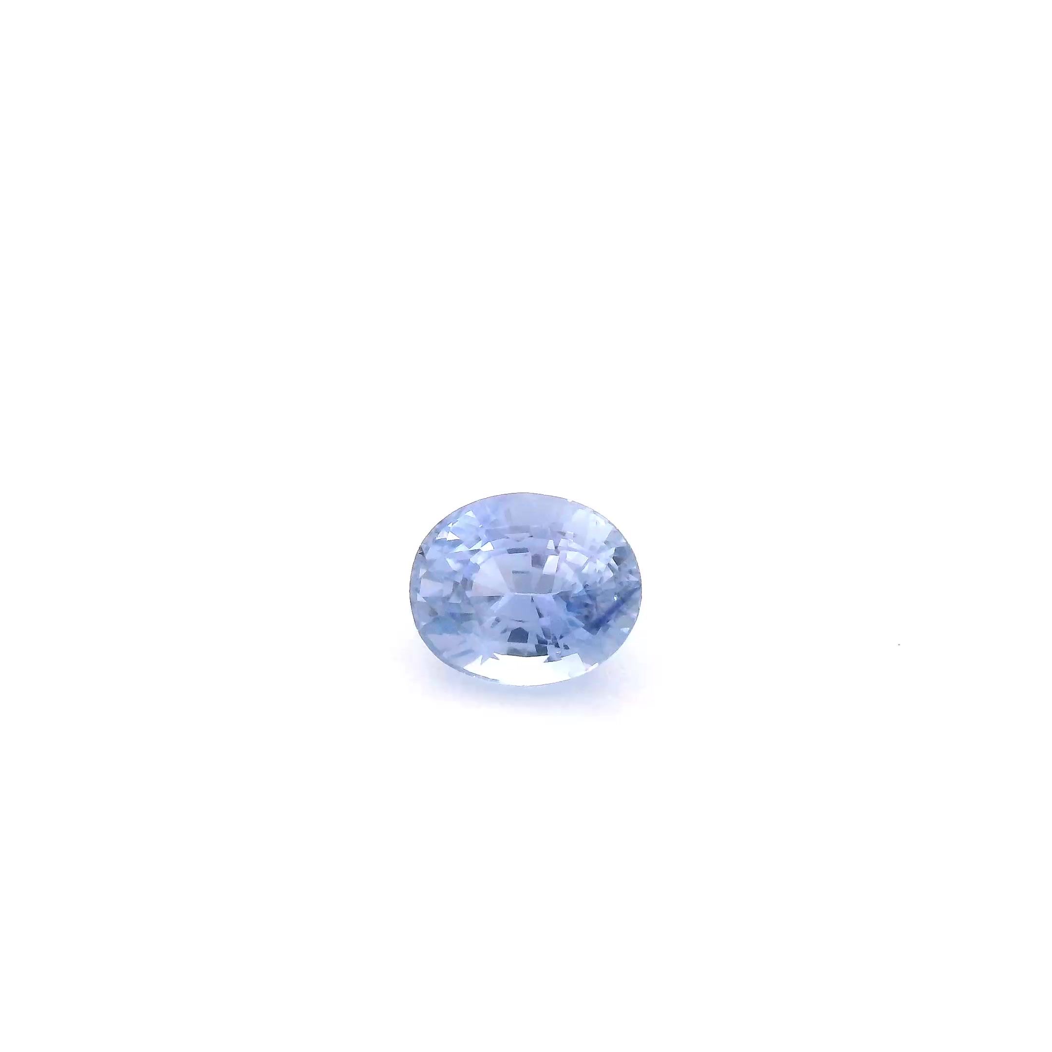 0.78 ct Oval Blue Natural Sapphire