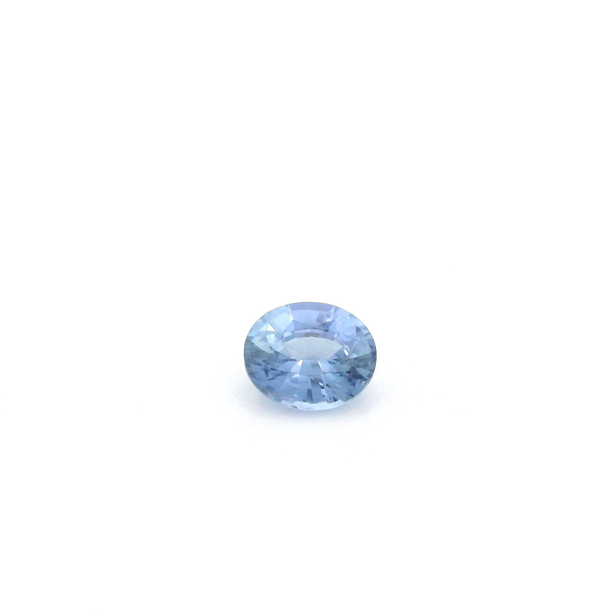 0.57 ct Oval Blue Natural Sapphire
