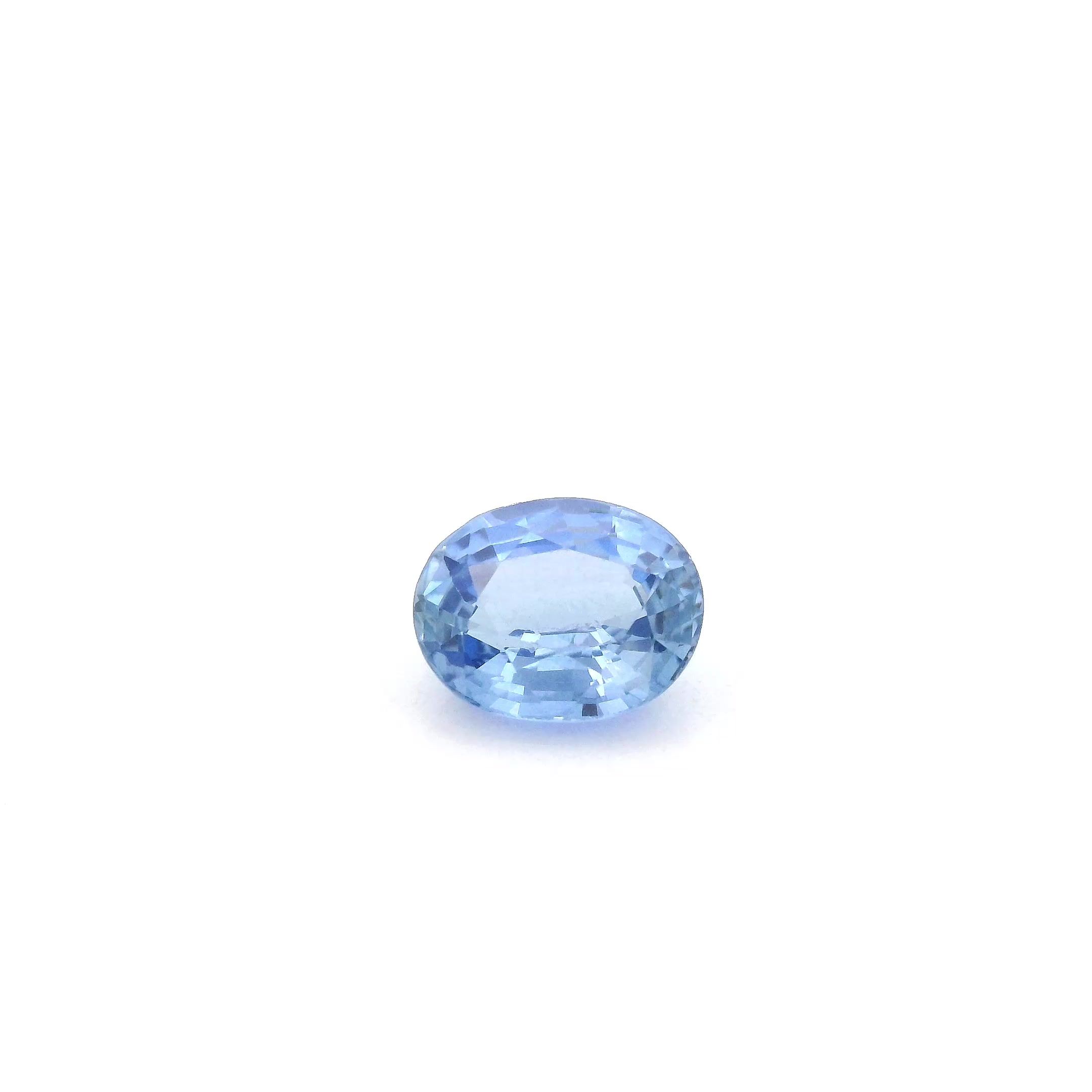 1.07 ct Oval Blue Natural Sapphire
