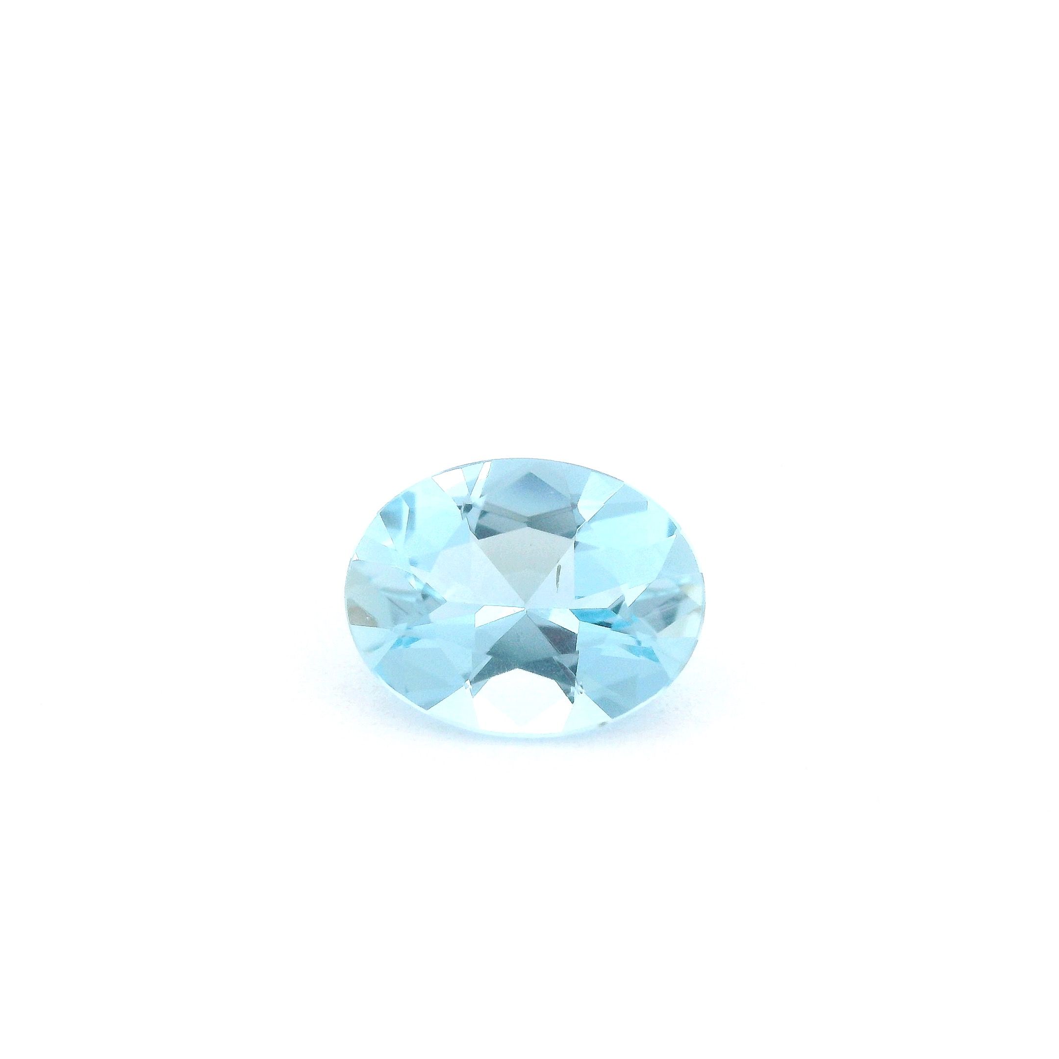 1.15 ct Oval Blue Natural Aquamarine