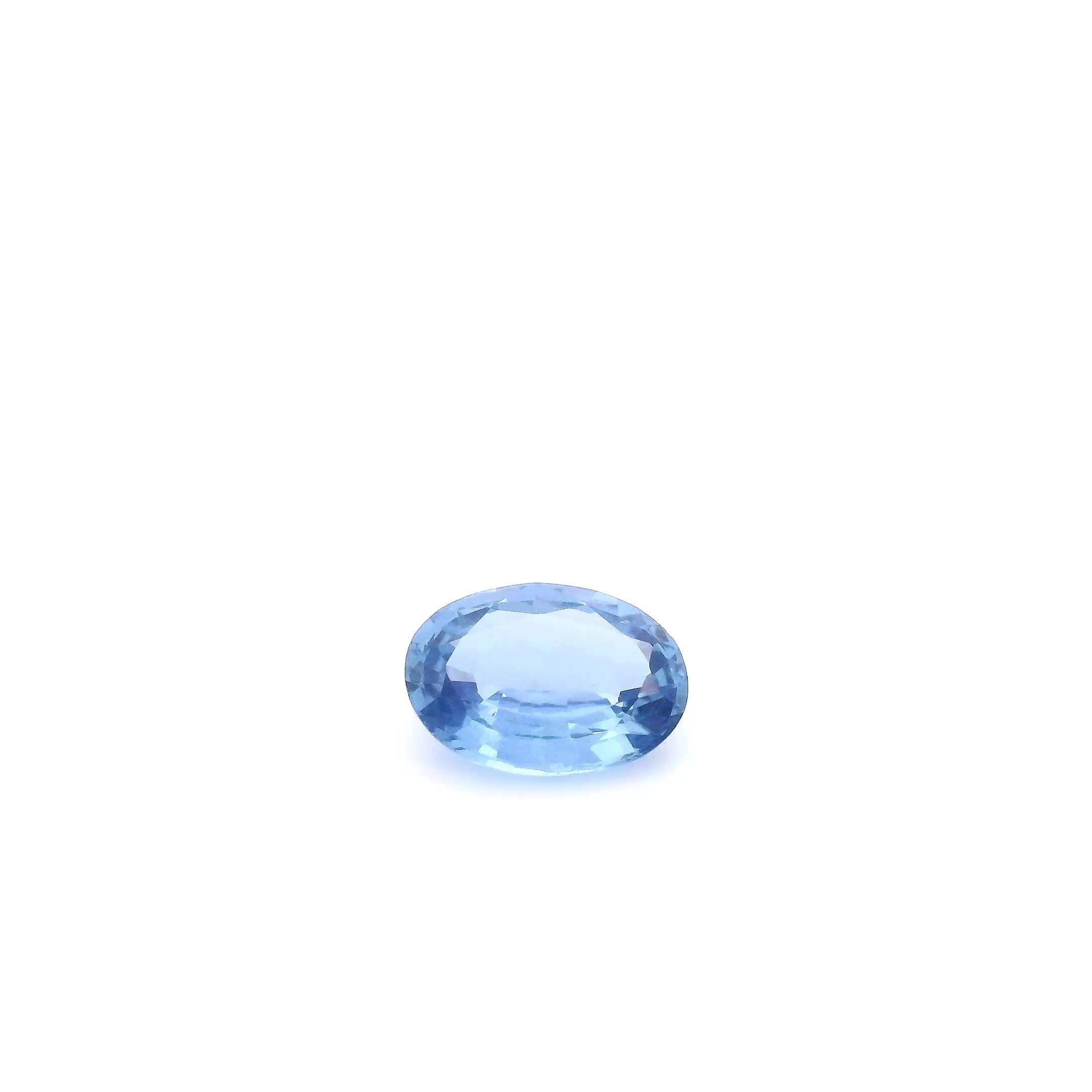 0.78 ct Oval Blue Natural Sapphire