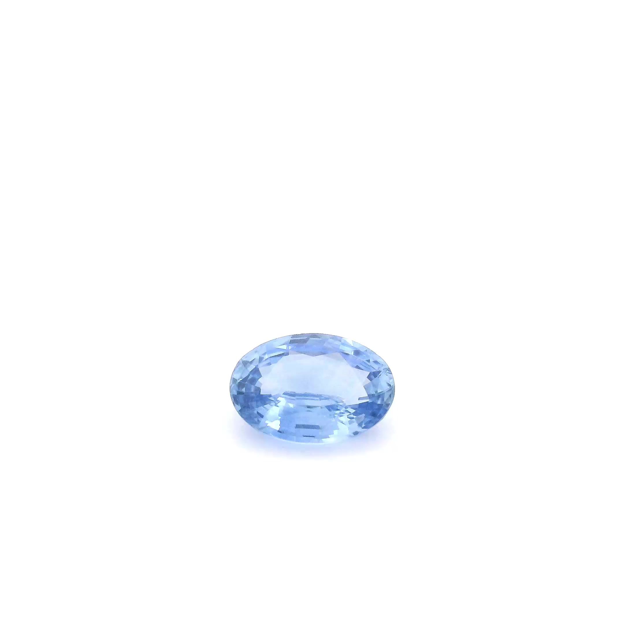 0.80 ct Oval Blue Natural Sapphire