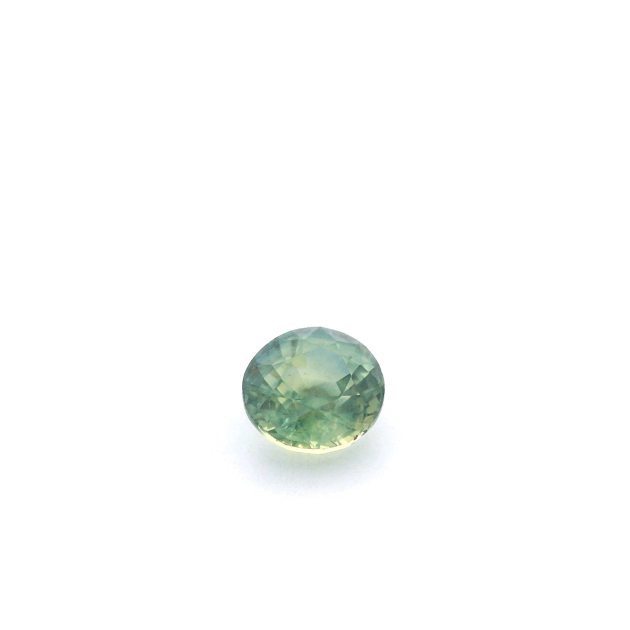 1.02 ct Oval Green Natural Sapphire