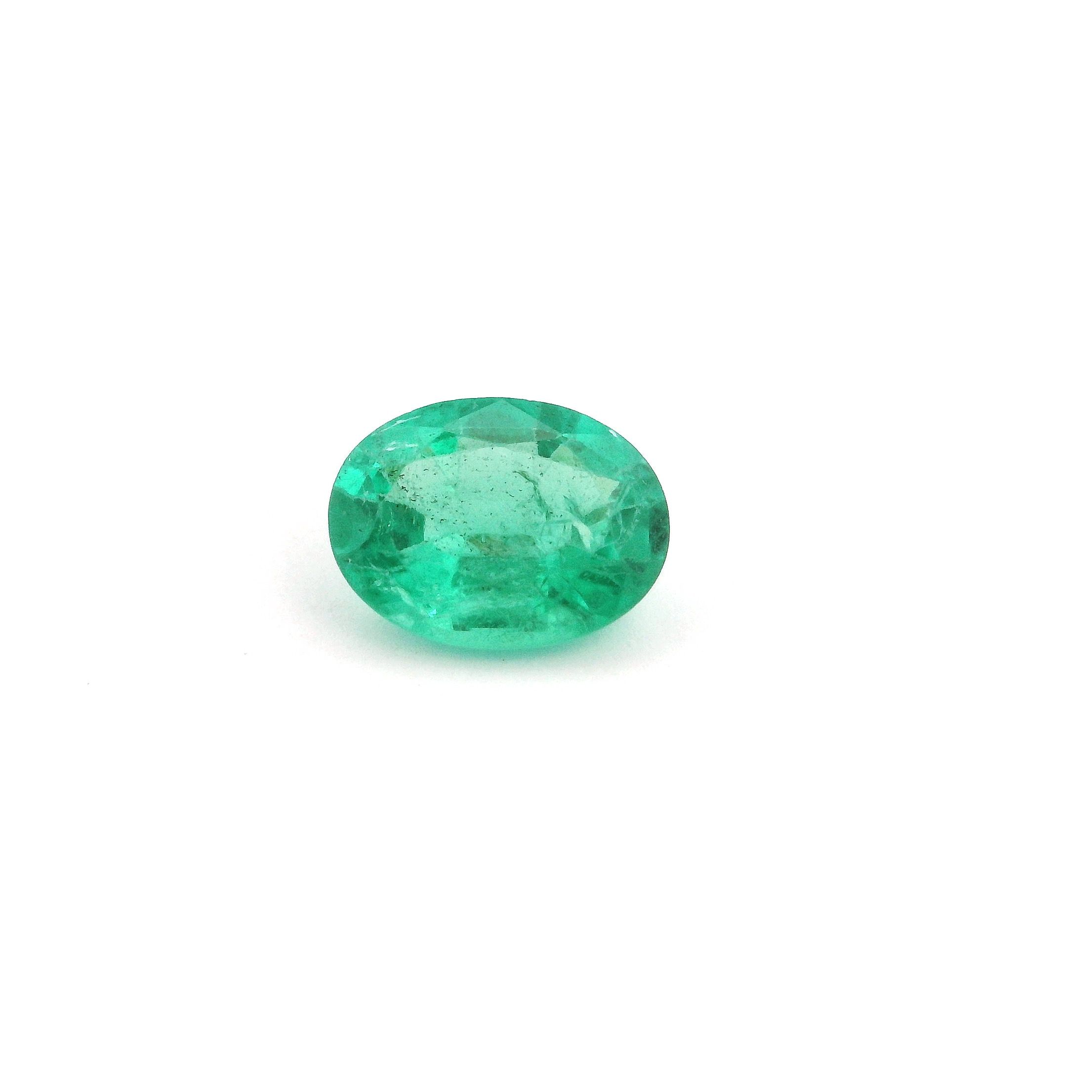 1.18 ct Oval Green Natural Emerald