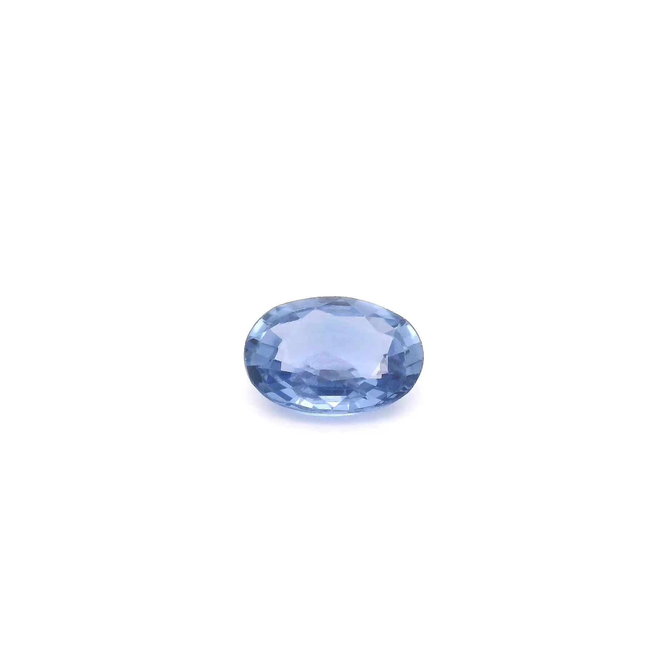 0.87 ct Oval Blue Natural Sapphire