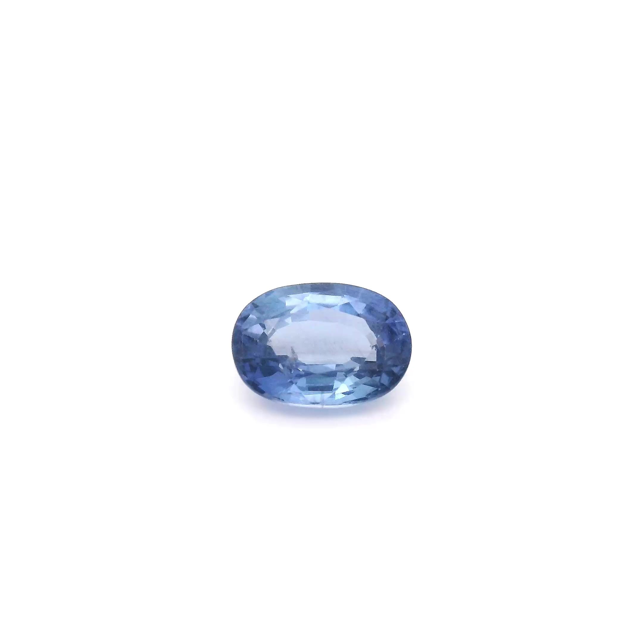 1.14 ct Oval Blue Natural Sapphire