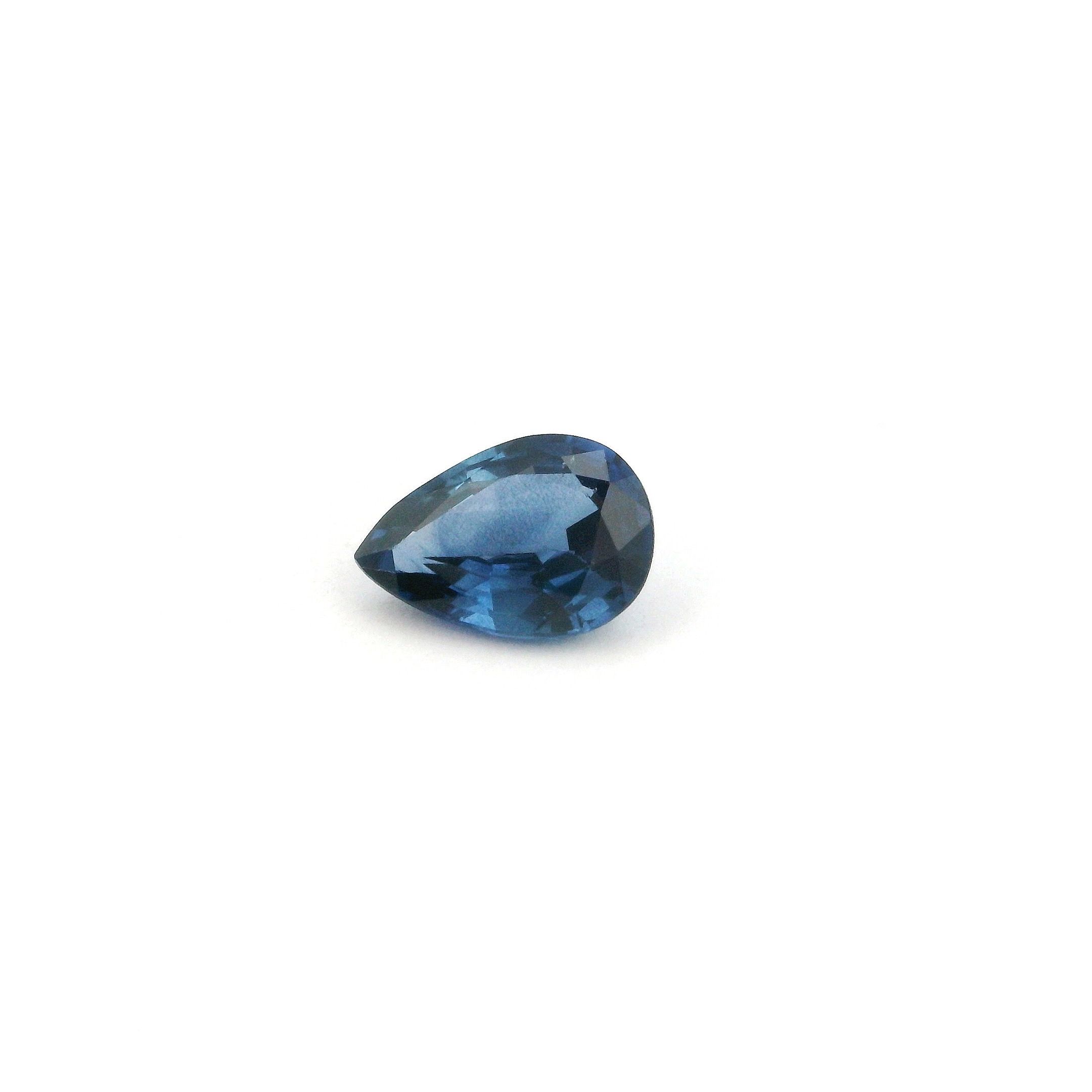0.74 ct Pear Blue Natural Sapphire