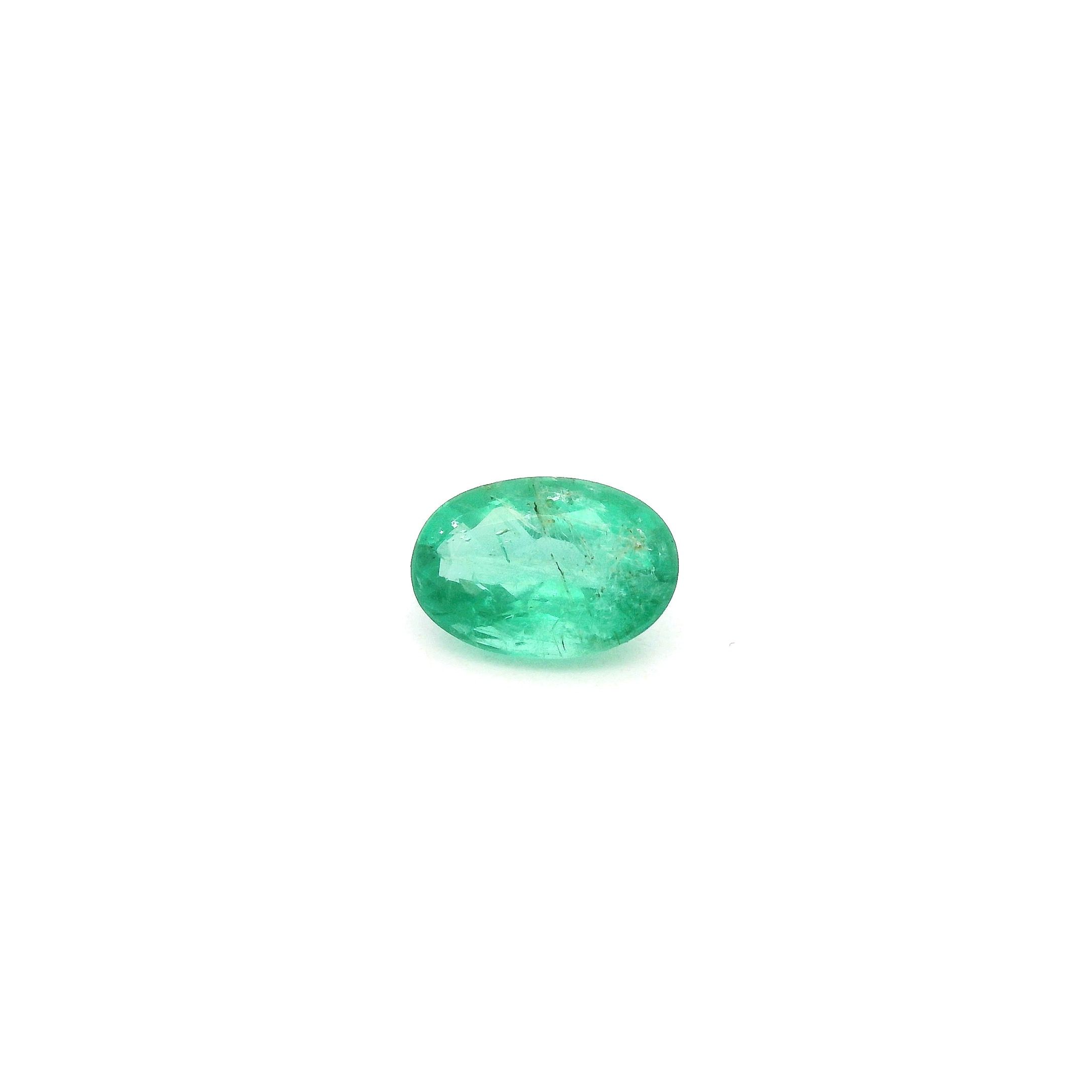 0.48 ct Oval Green Natural Emerald