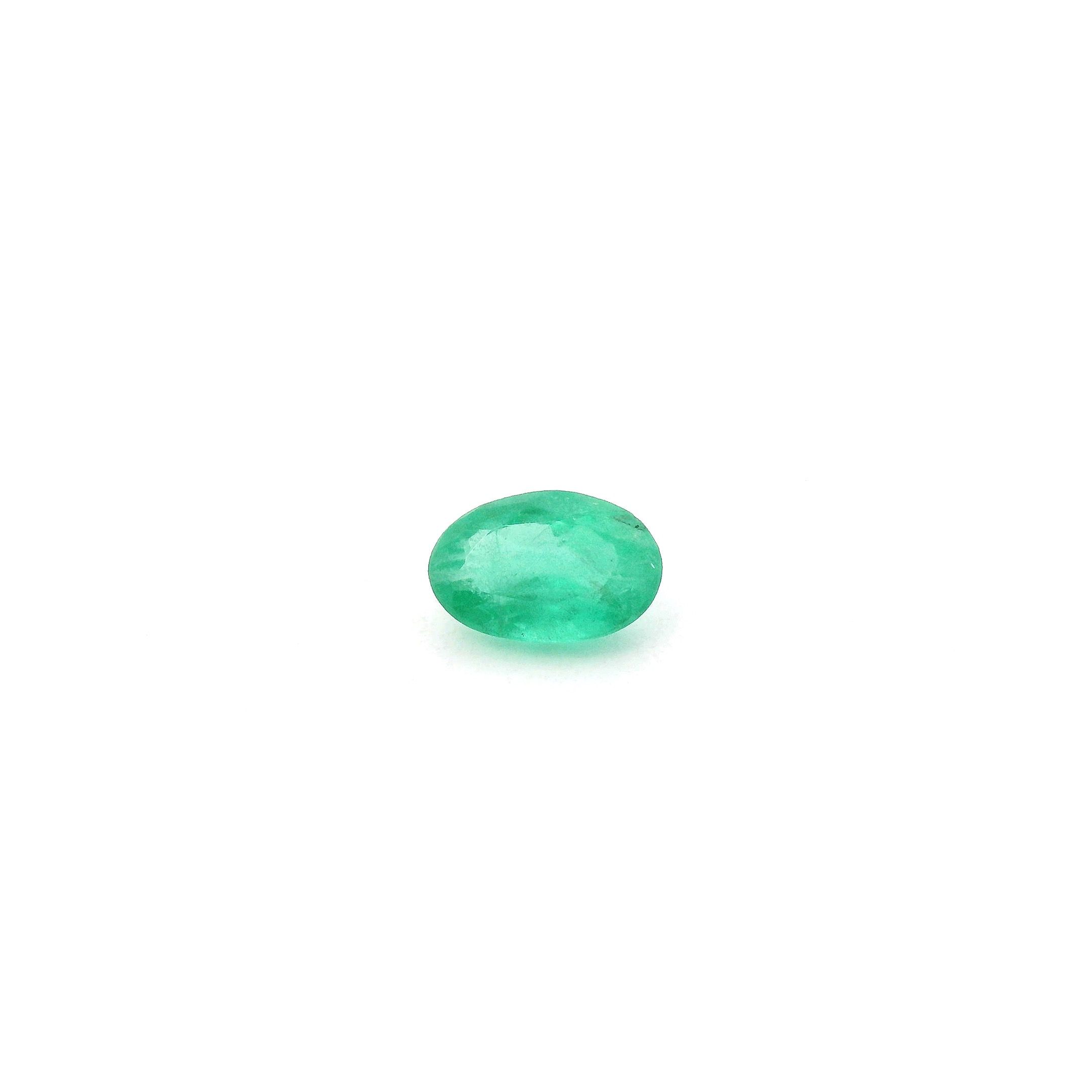 0.30 ct Oval Green Natural Emerald