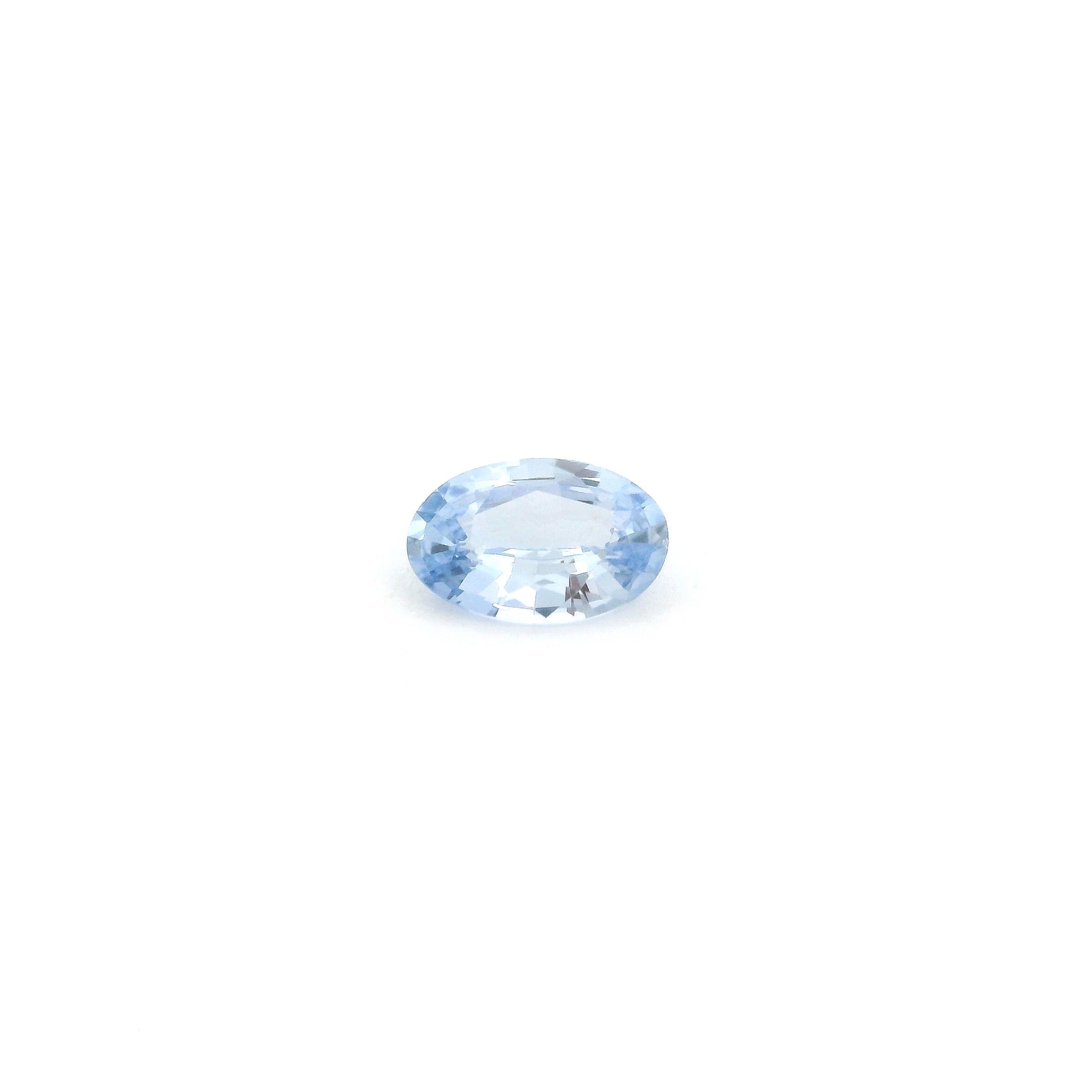 0.43 ct Oval Blue Natural Sapphire