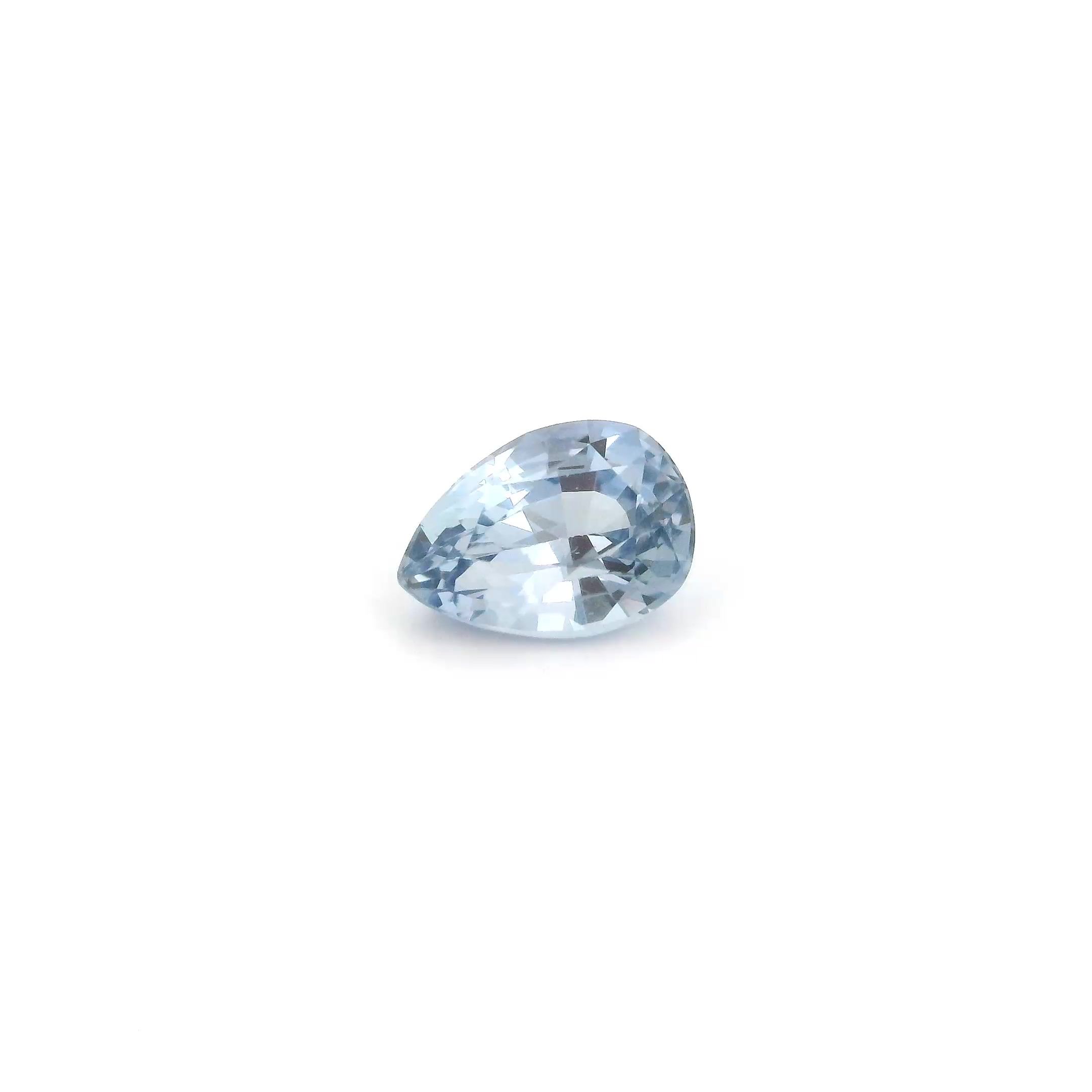 0.97 ct Pear Blue Natural Sapphire