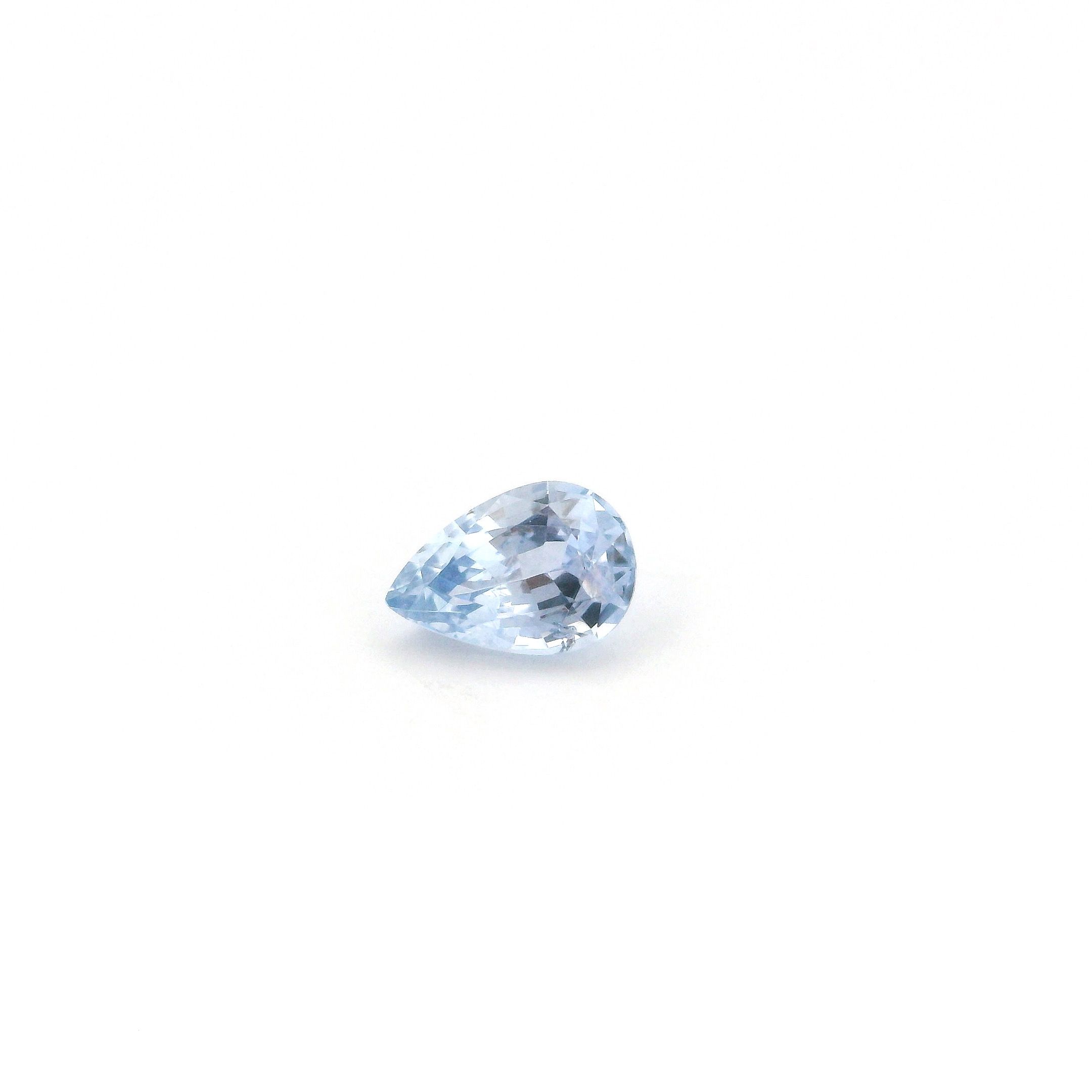 0.55 ct Pear Blue Natural Sapphire