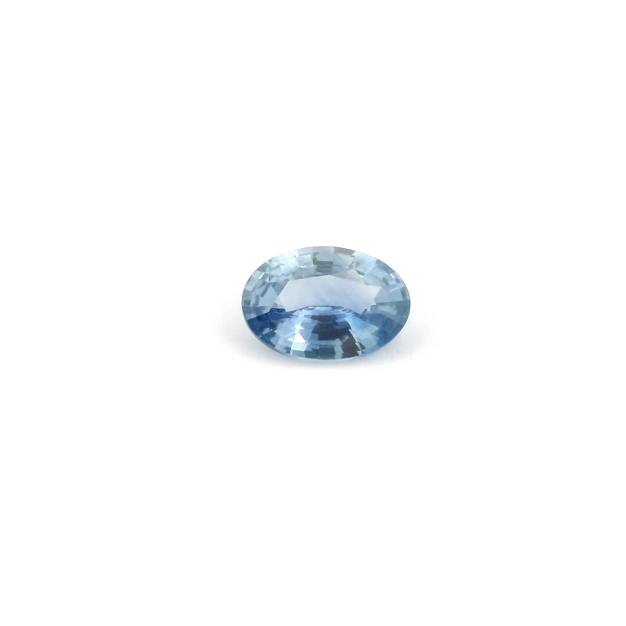 0.70 ct Oval Blue Natural Sapphire