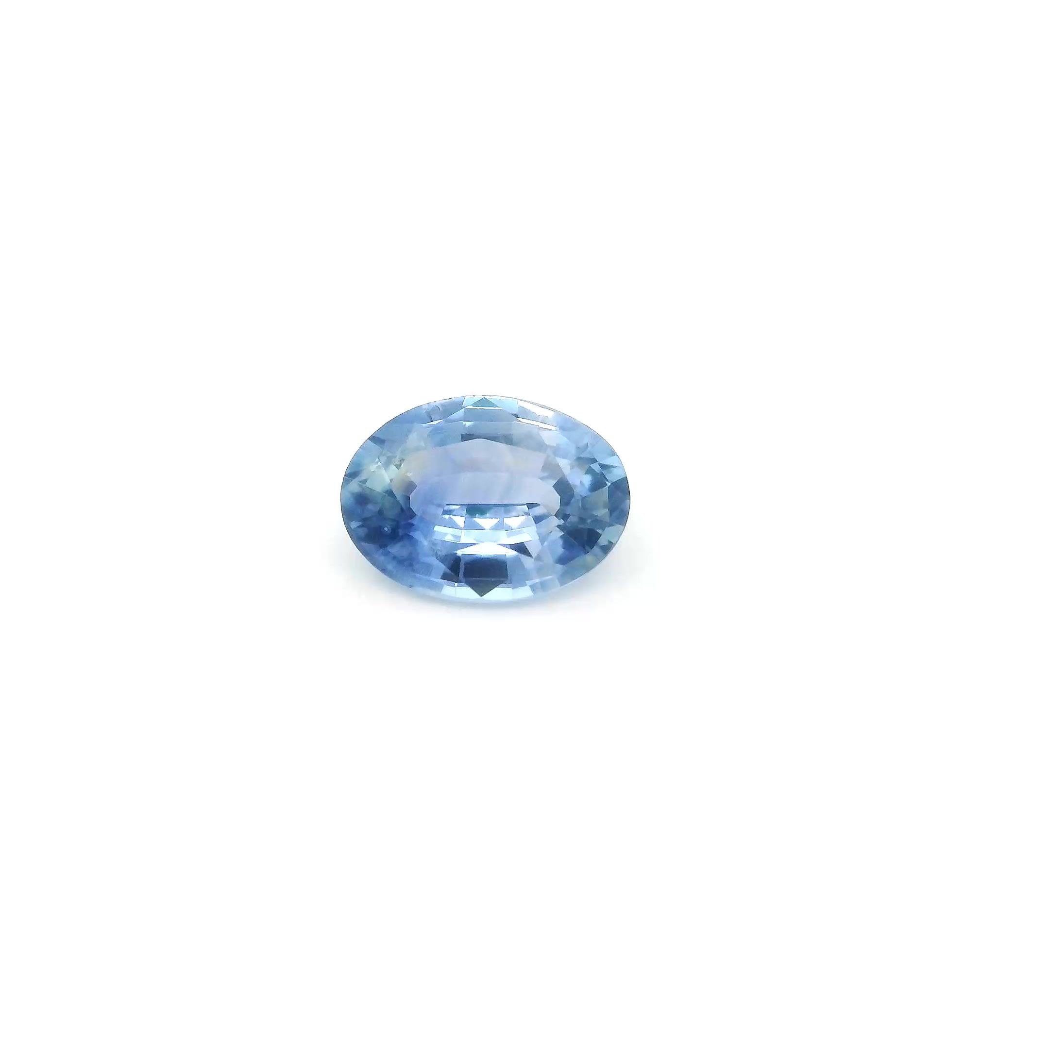 0.98 ct Oval Blue Natural Sapphire