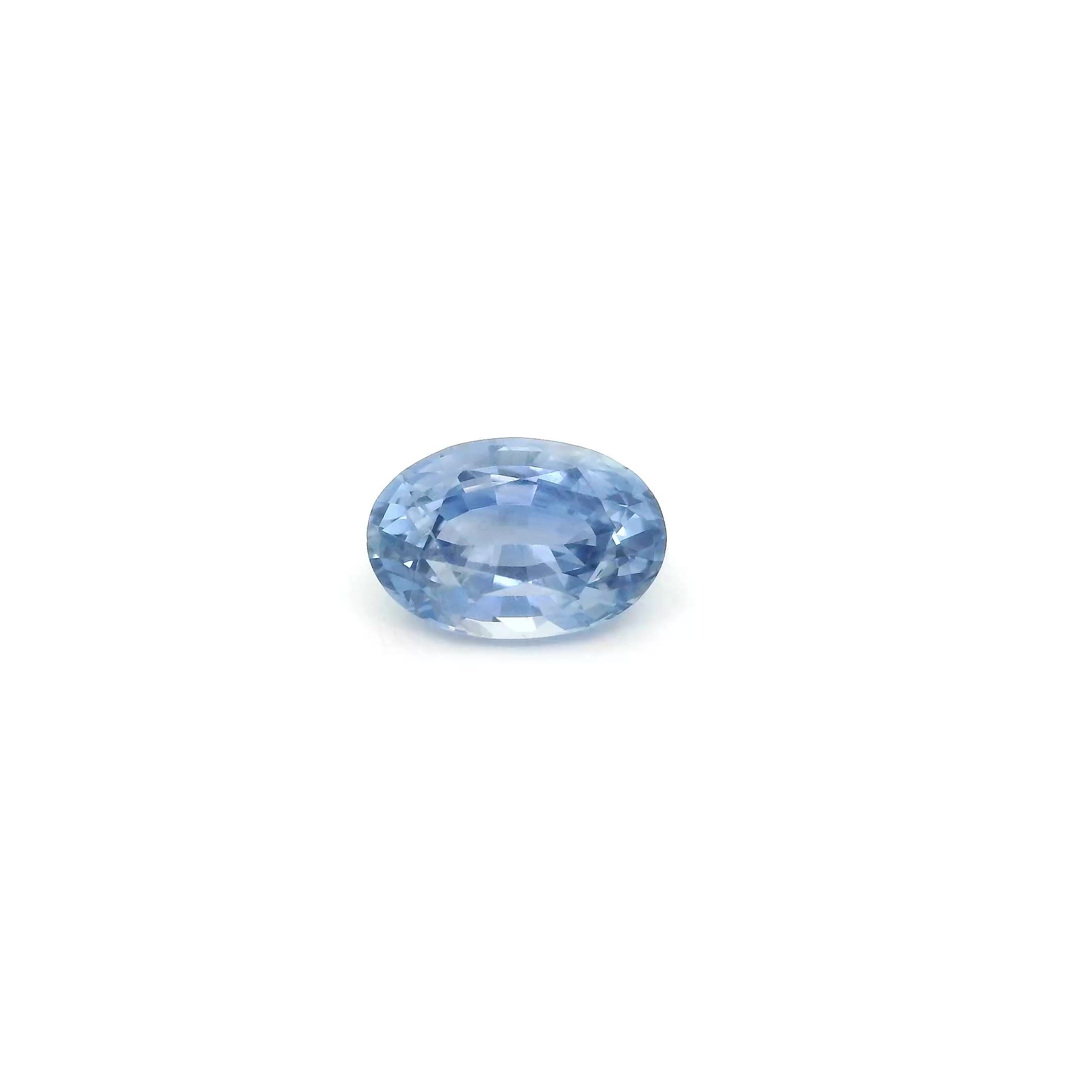 0.99 ct Oval Blue Natural Sapphire