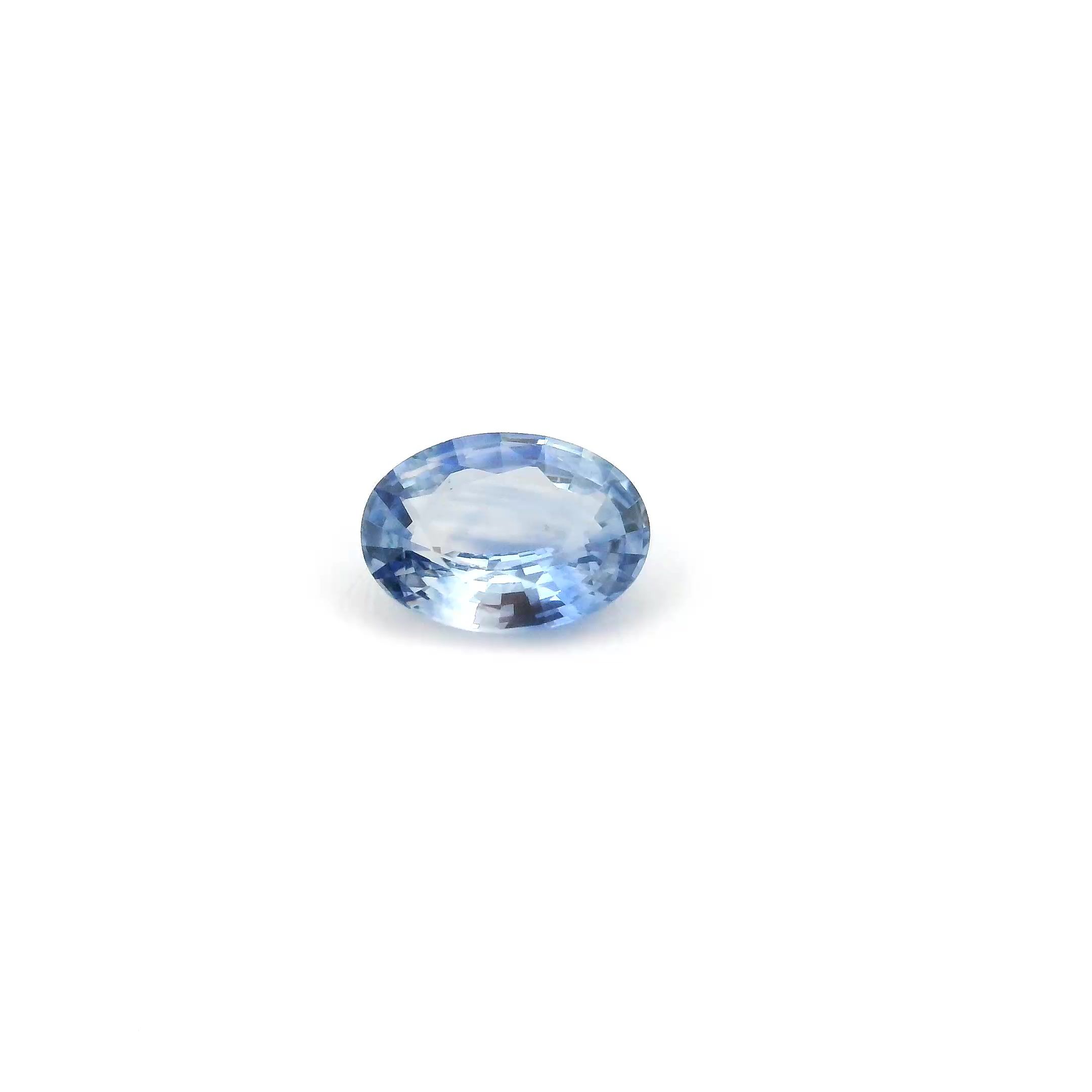 0.71 ct Oval Blue Natural Sapphire