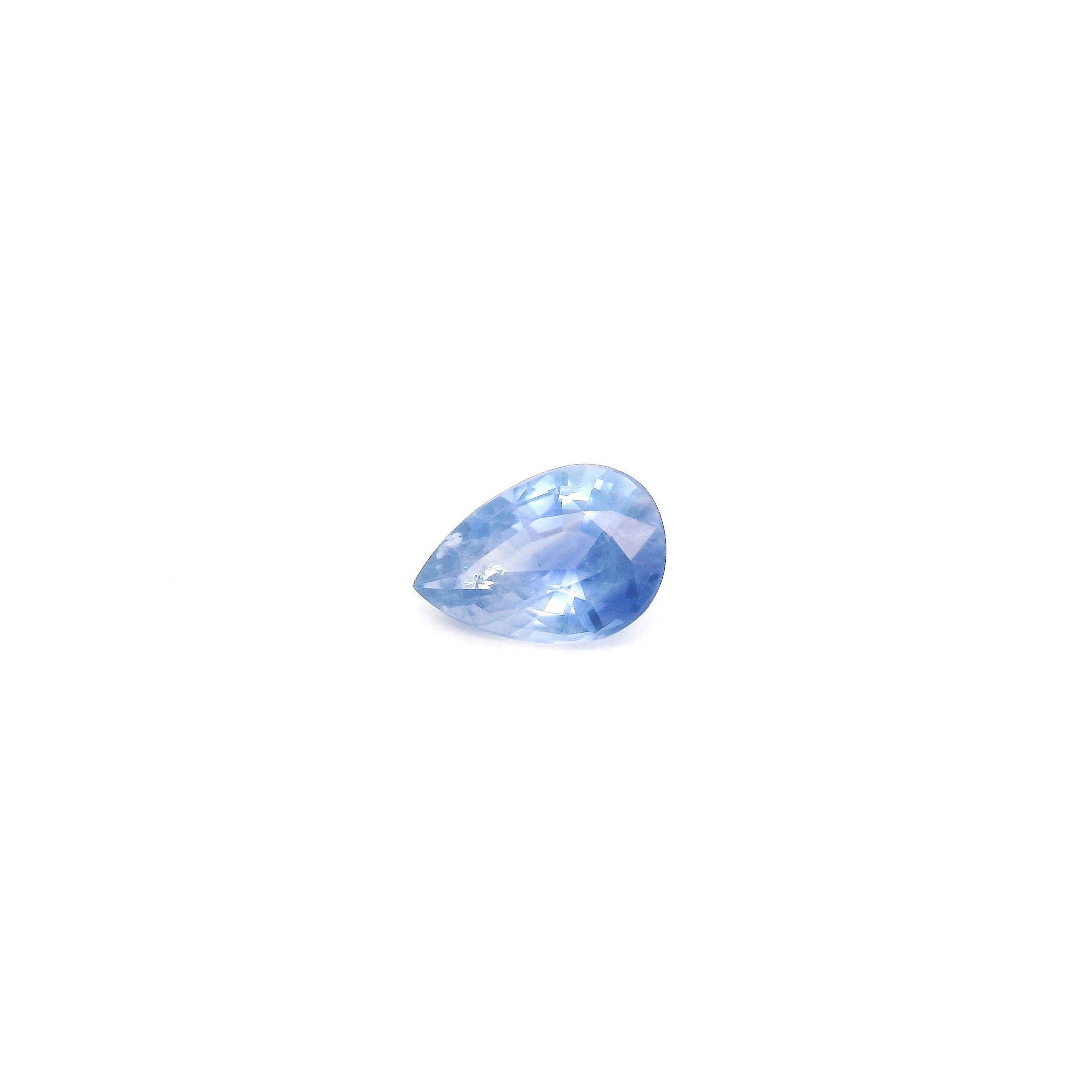 0.48 ct Pear Blue Natural Sapphire