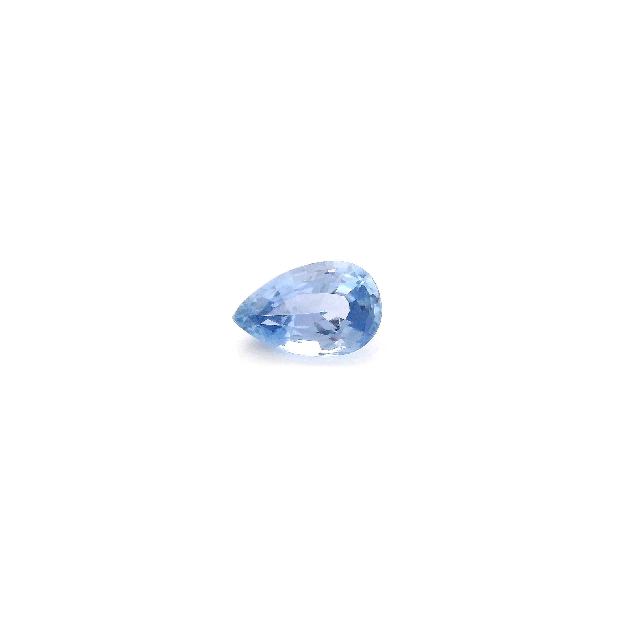 0.46 ct Pear Blue Natural Sapphire