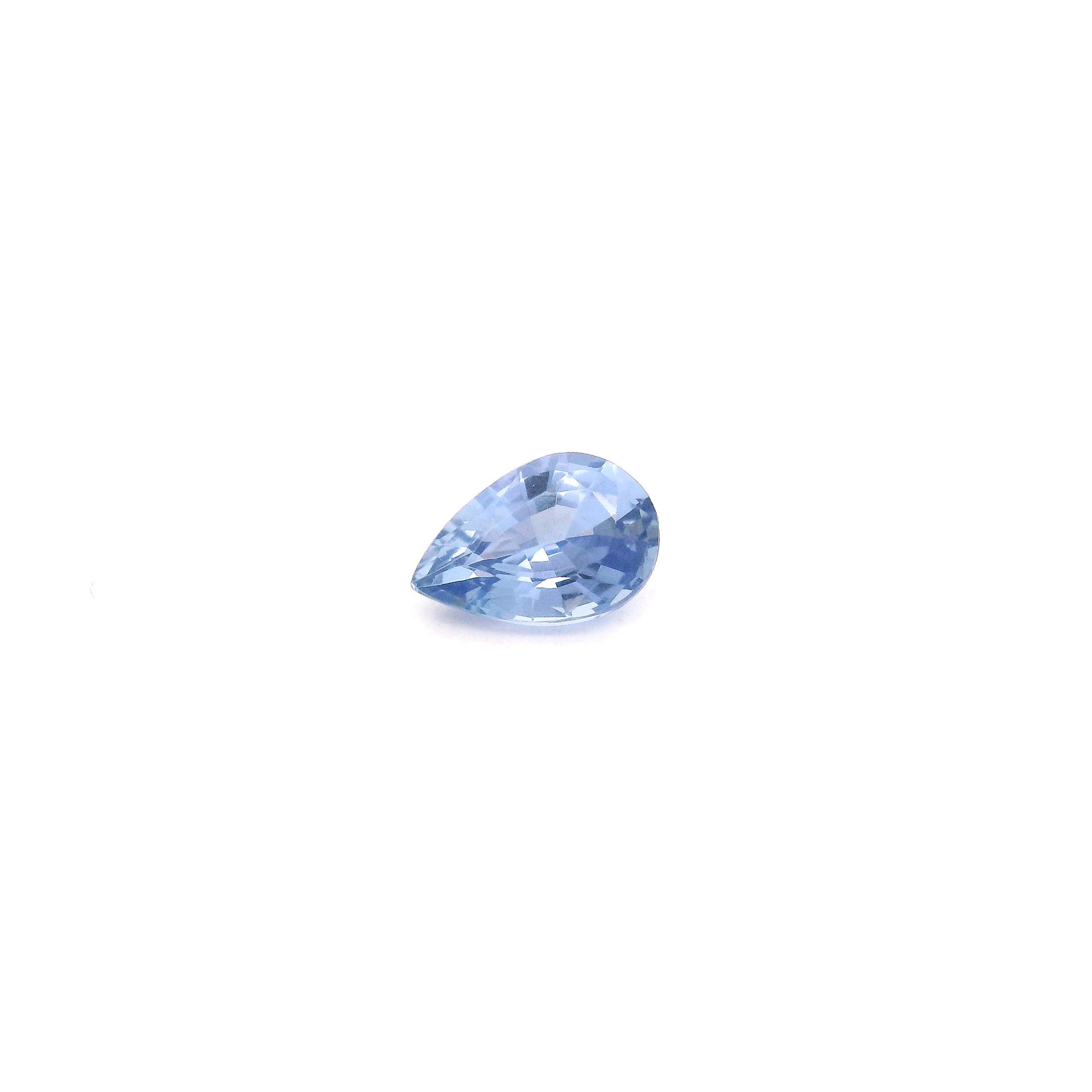 0.47 ct Pear Blue Natural Sapphire