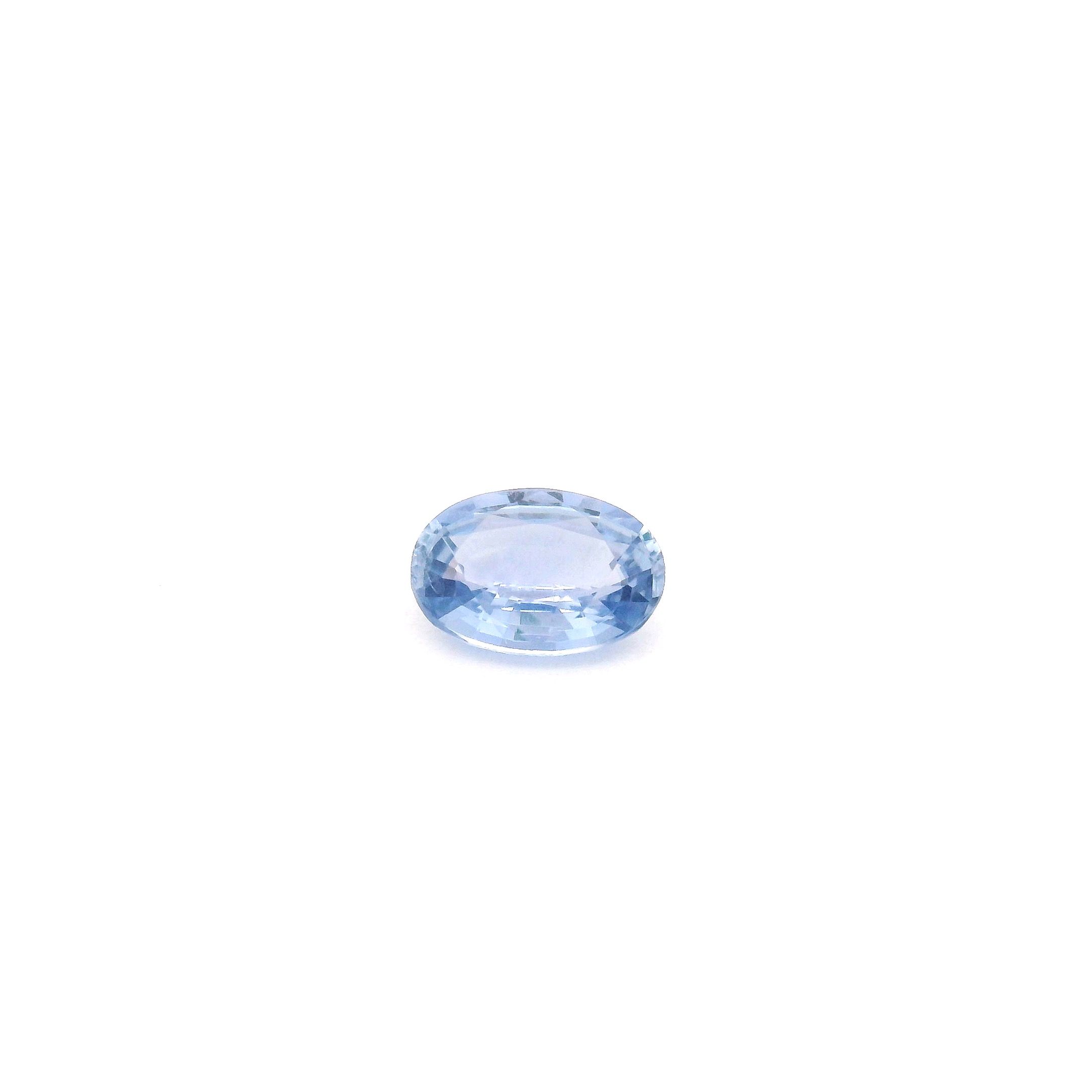 0.55 ct Oval Blue Natural Sapphire
