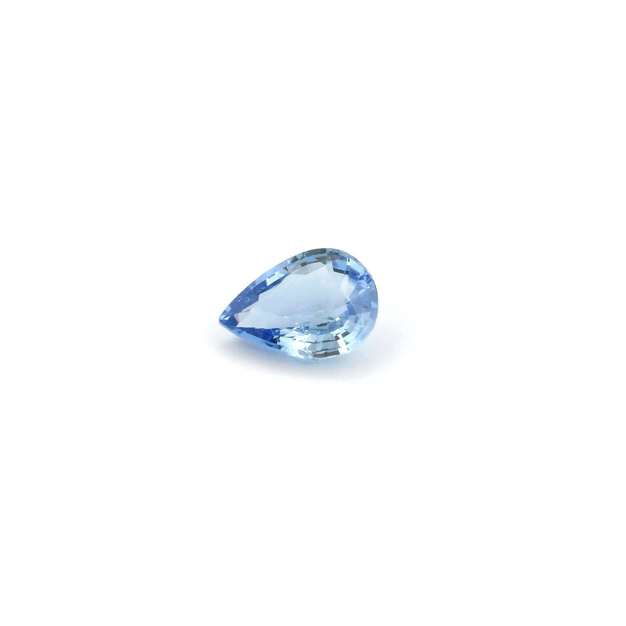 0.73 ct Pear Blue Natural Sapphire