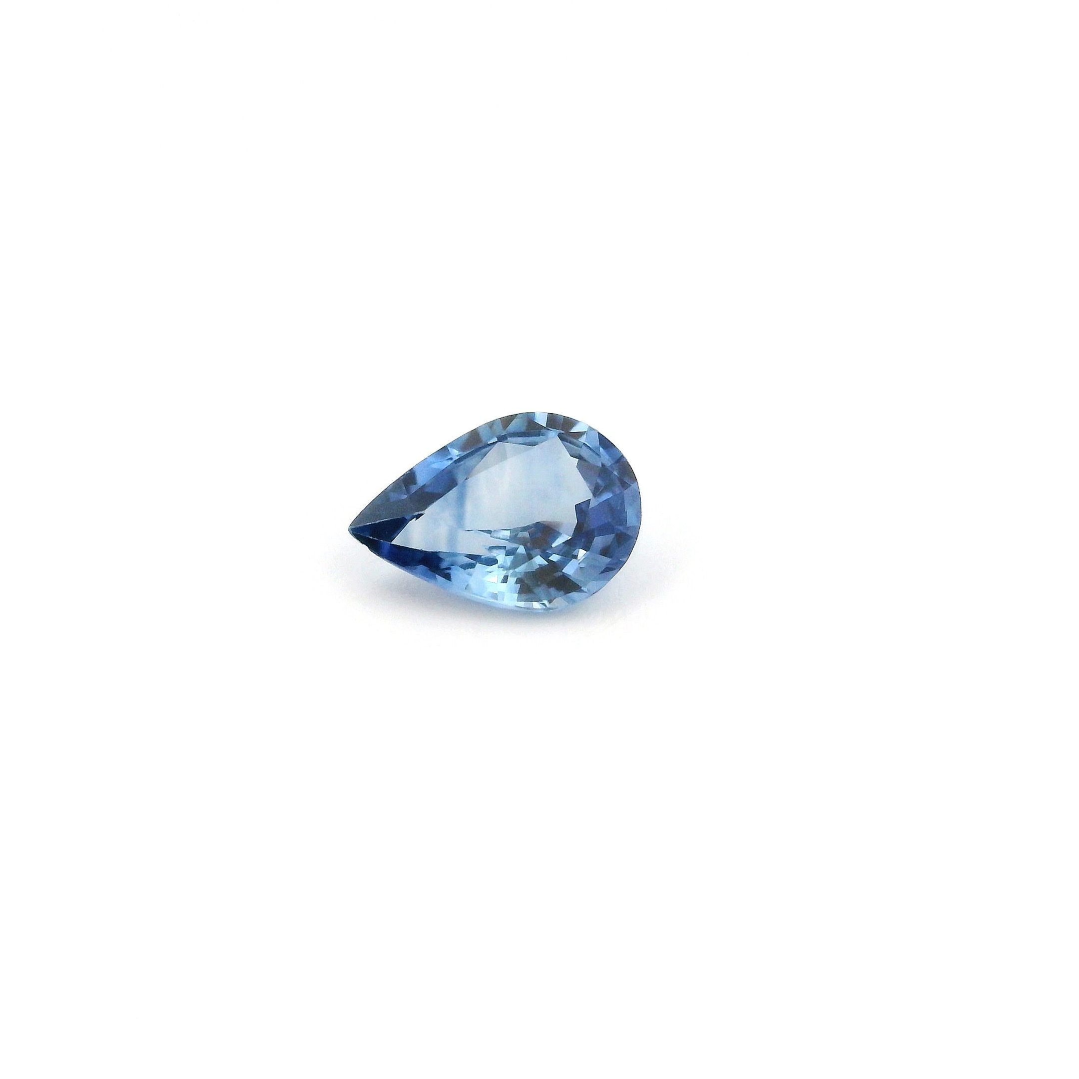 0.71 ct Pear Blue Natural Sapphire
