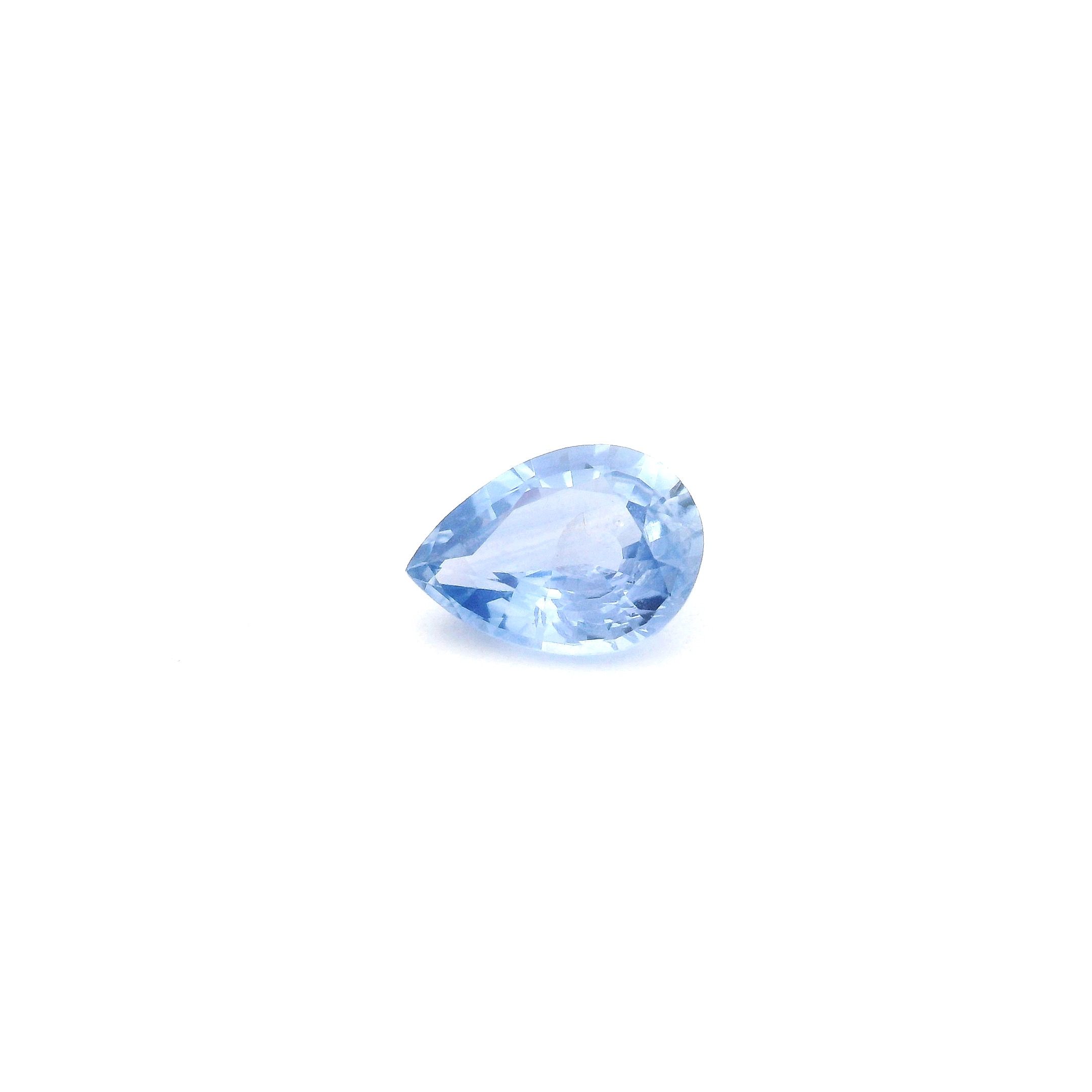 0.71 ct Pear Blue Natural Sapphire