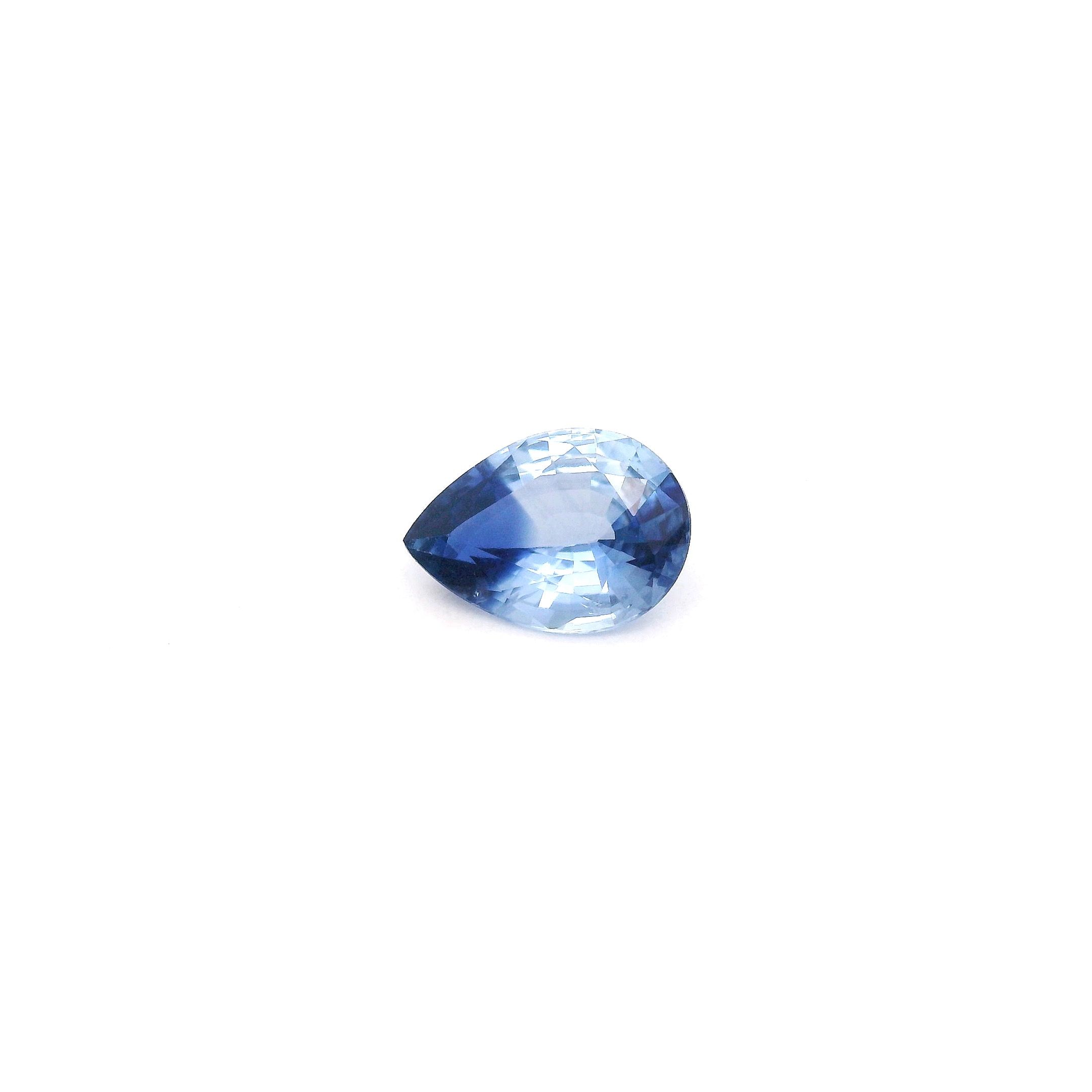 0.62 ct Pear Blue Natural Sapphire