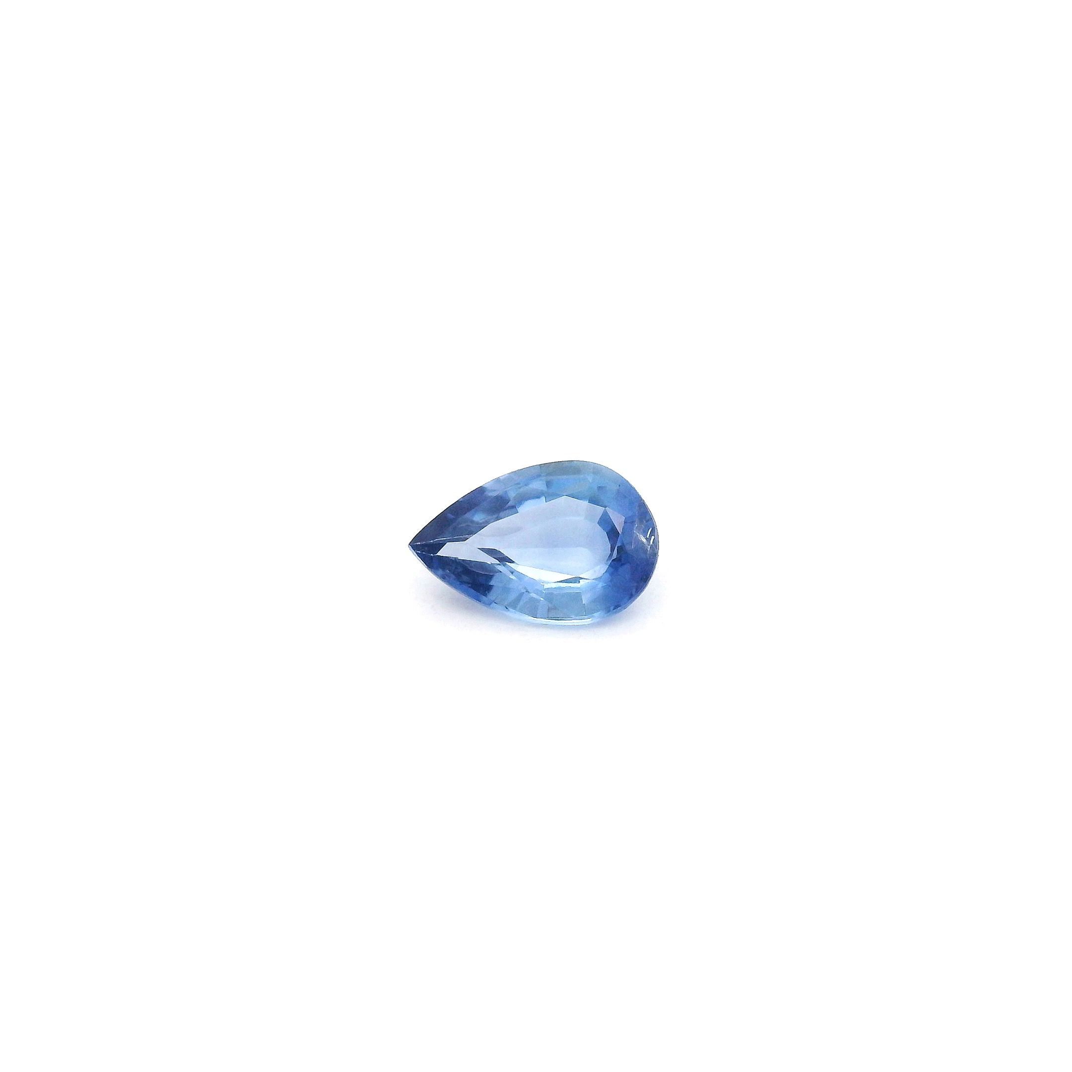 0.43 ct Pear Blue Natural Sapphire