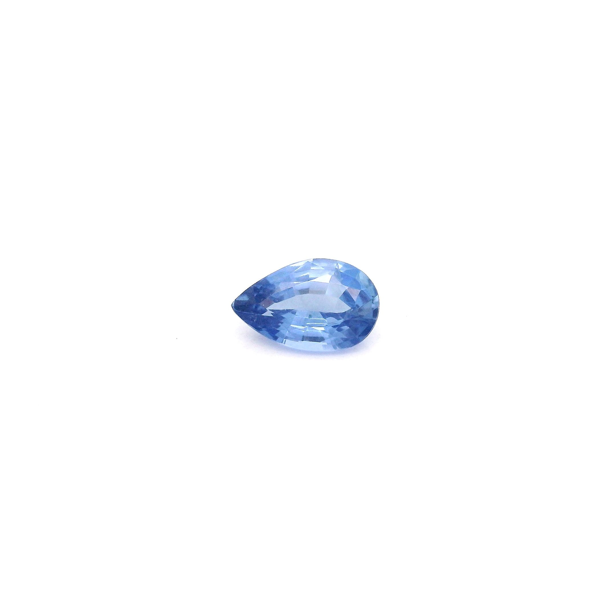 0.45 ct Pear Blue Natural Sapphire