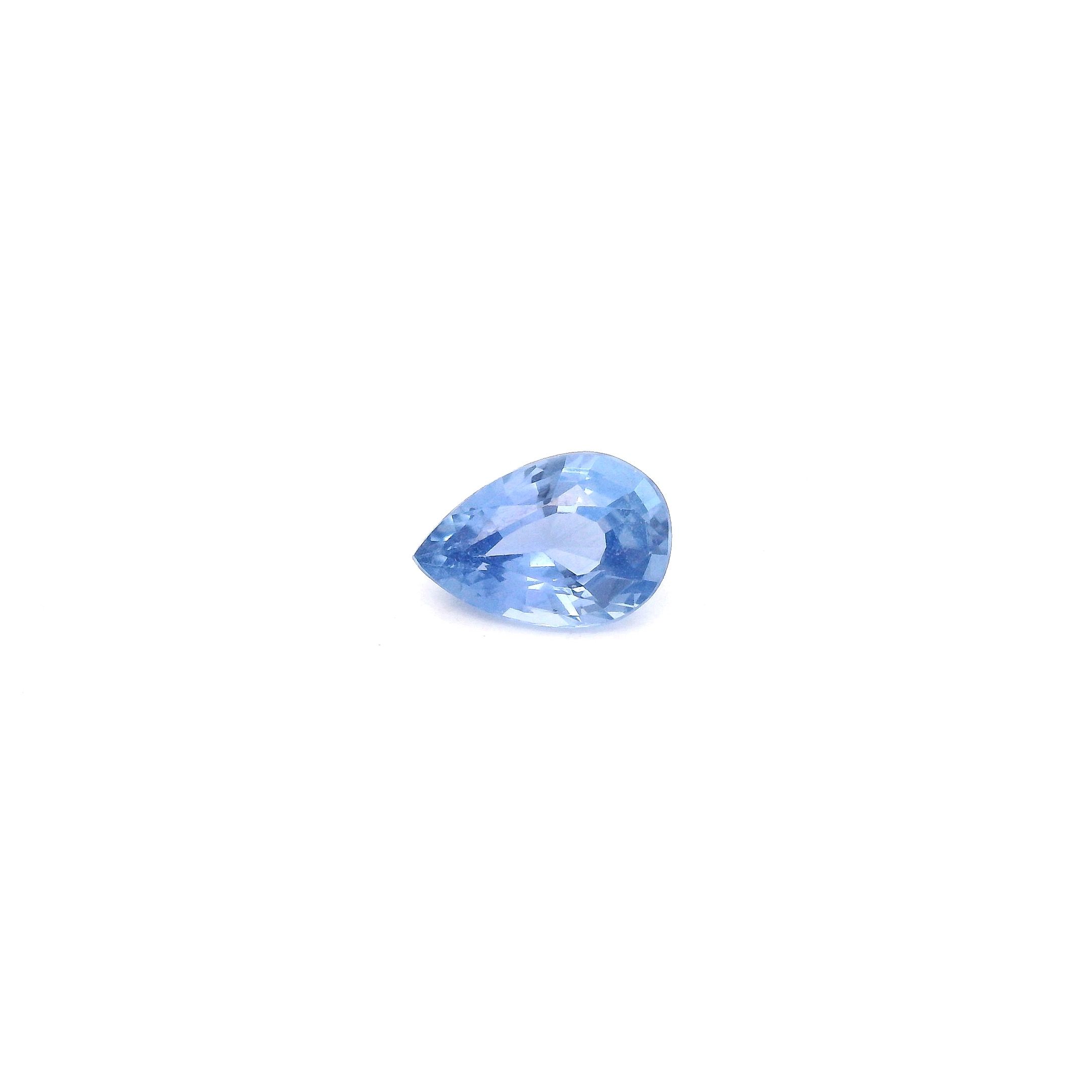 0.47 ct Pear Blue Natural Sapphire