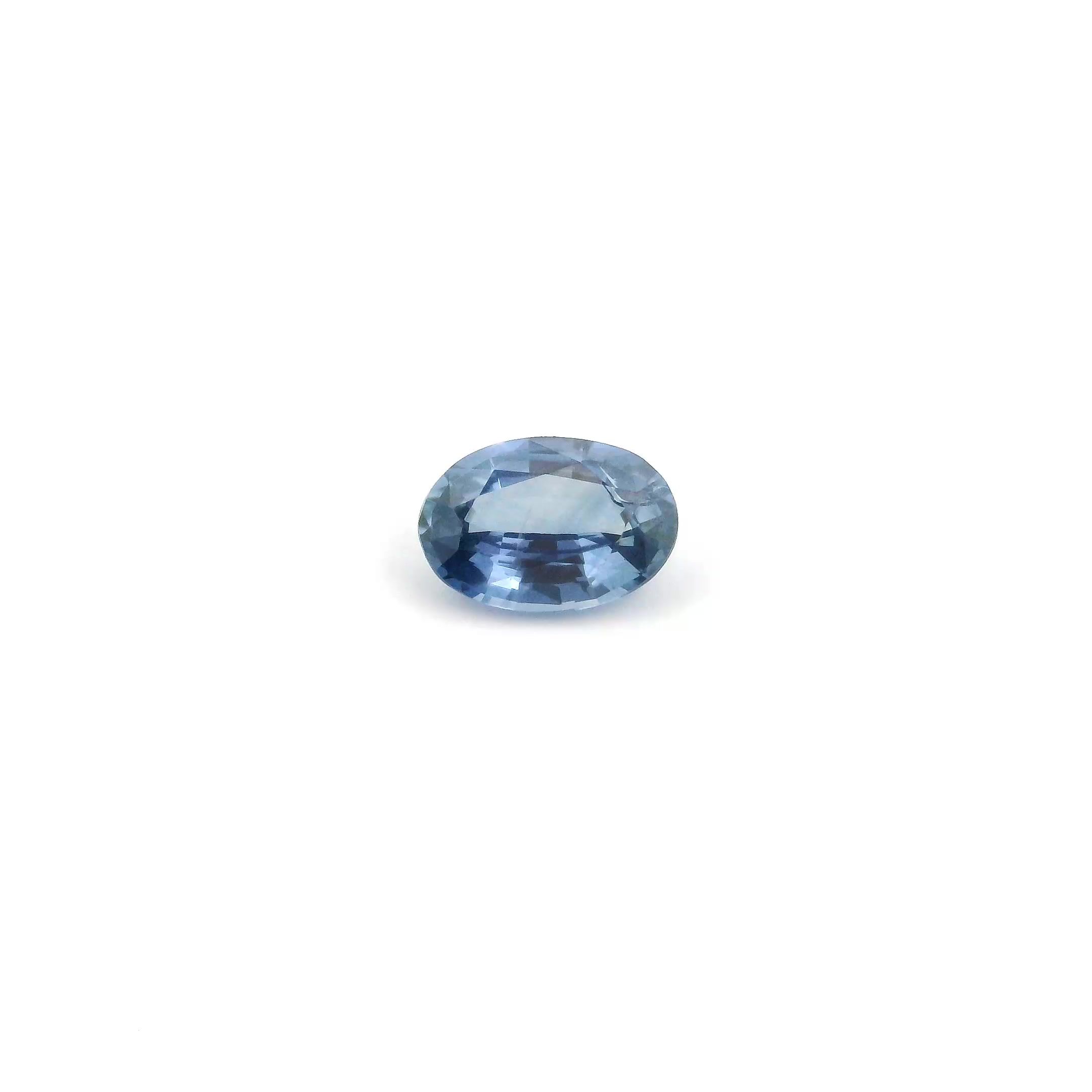 0.56 ct Oval Blue Natural Sapphire