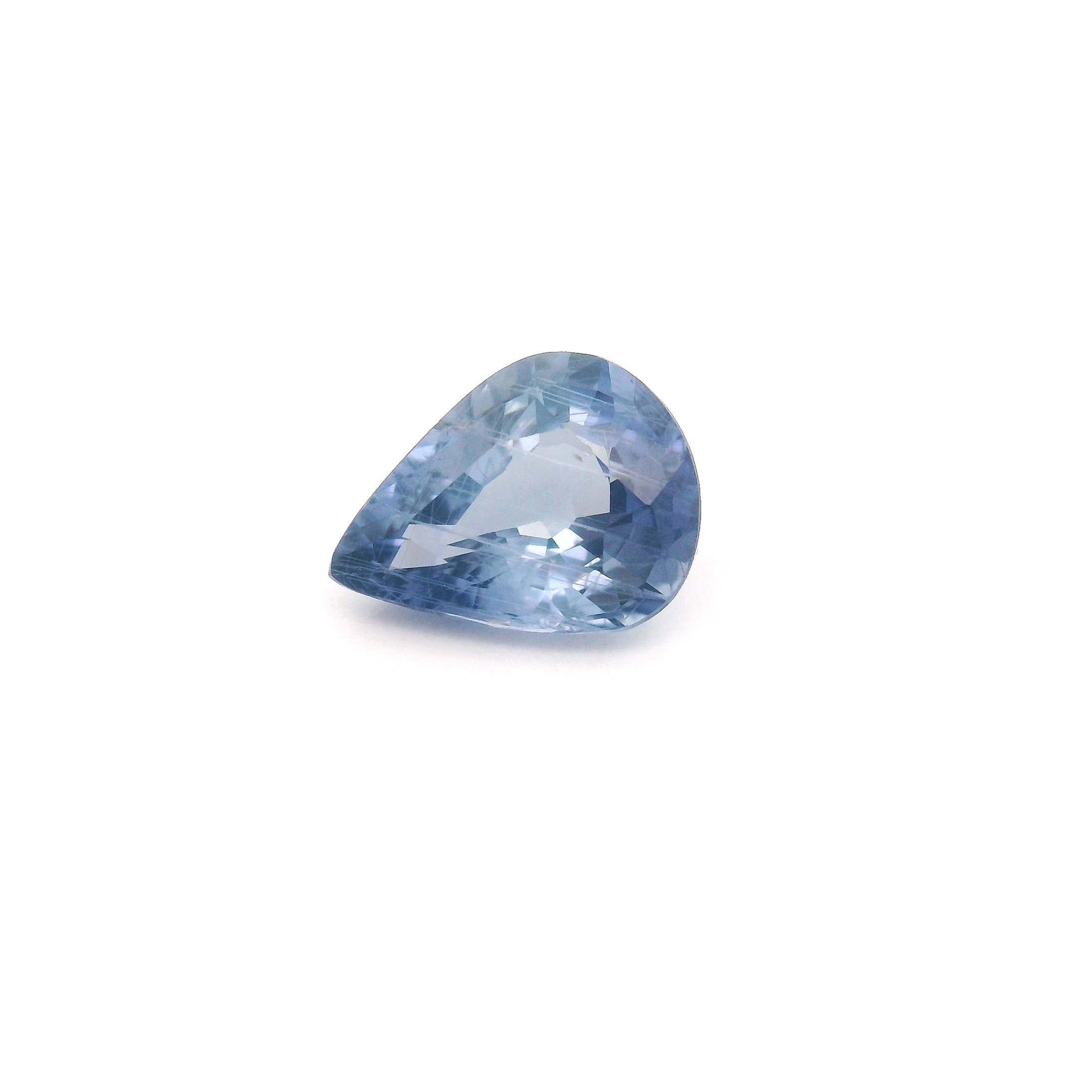 1.64 ct Pear Blue Natural Sapphire