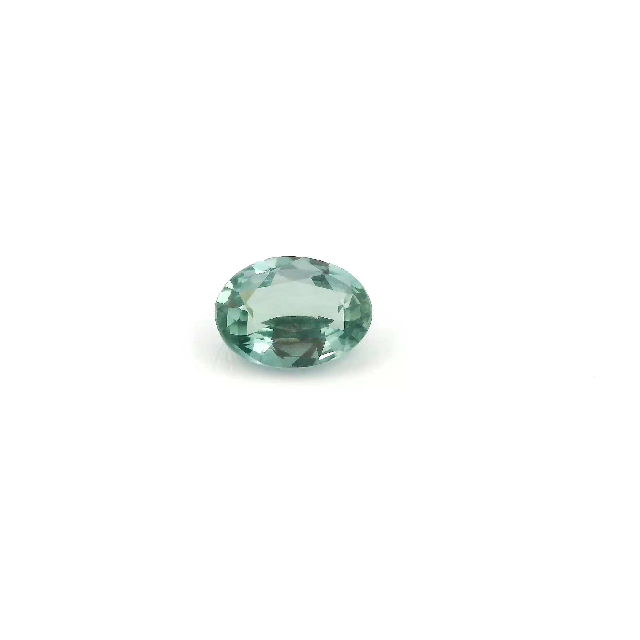 0.76 ct Oval Blue Natural Sapphire