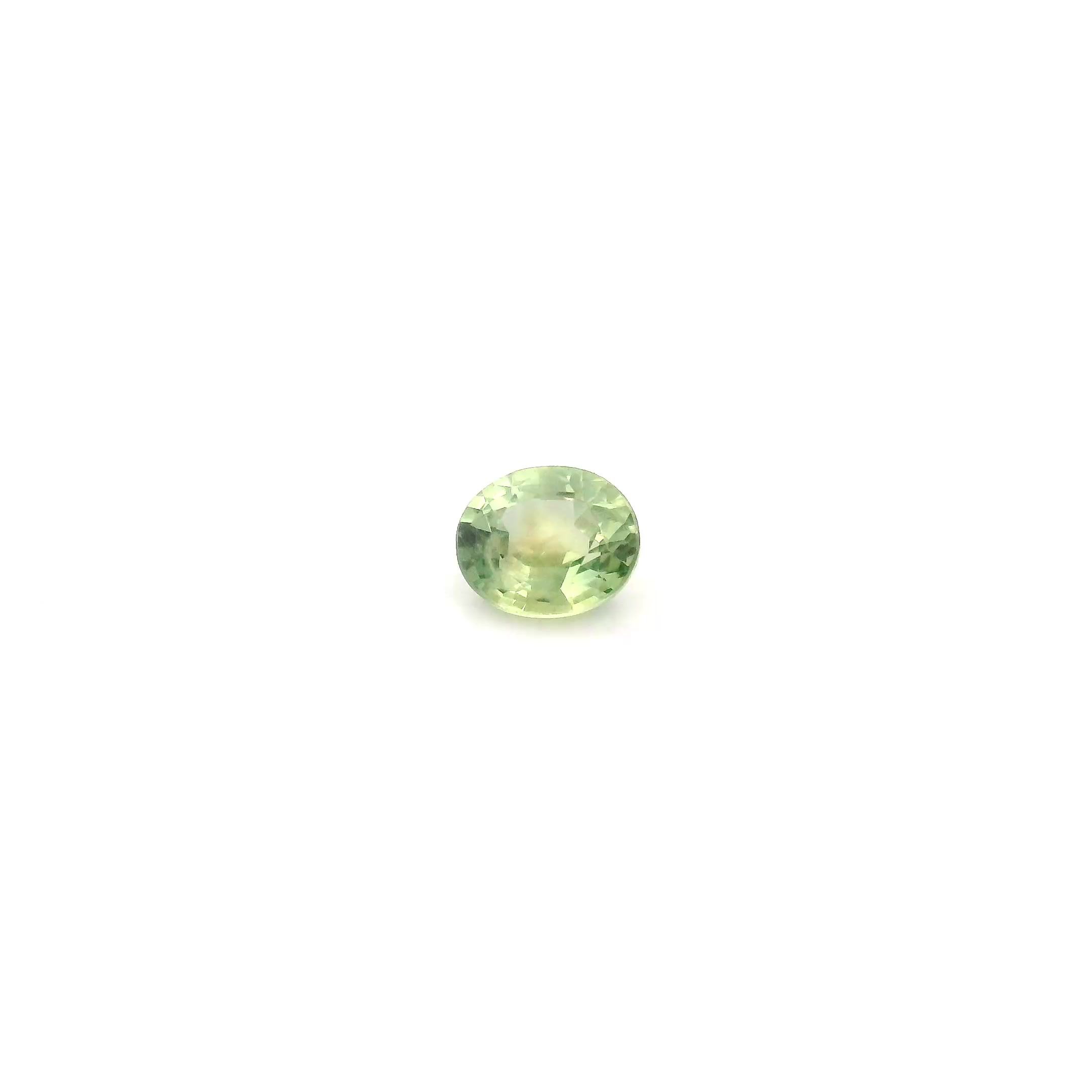 0.31 ct Oval Green Natural Sapphire