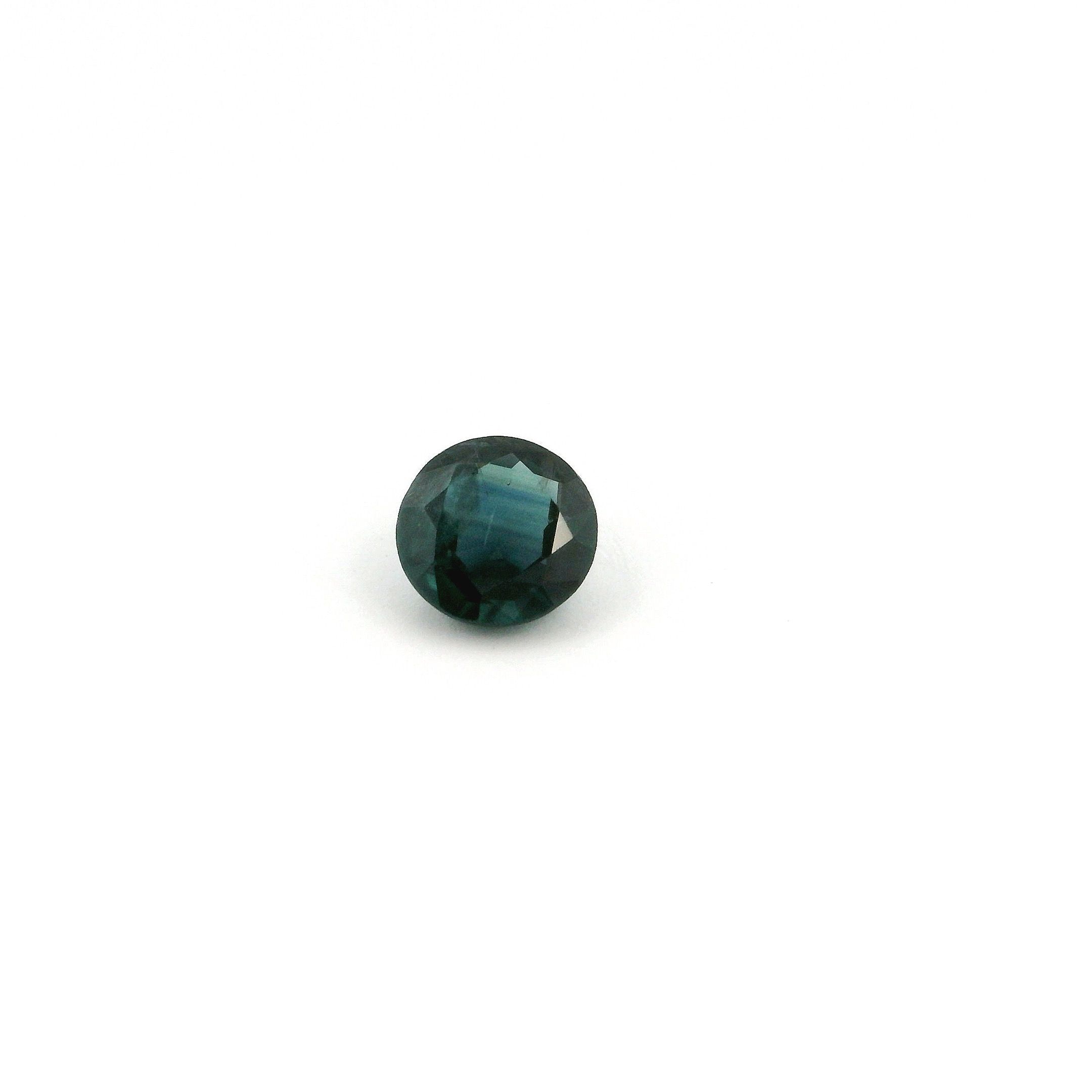 0.53 ct Round Blue Natural Sapphire