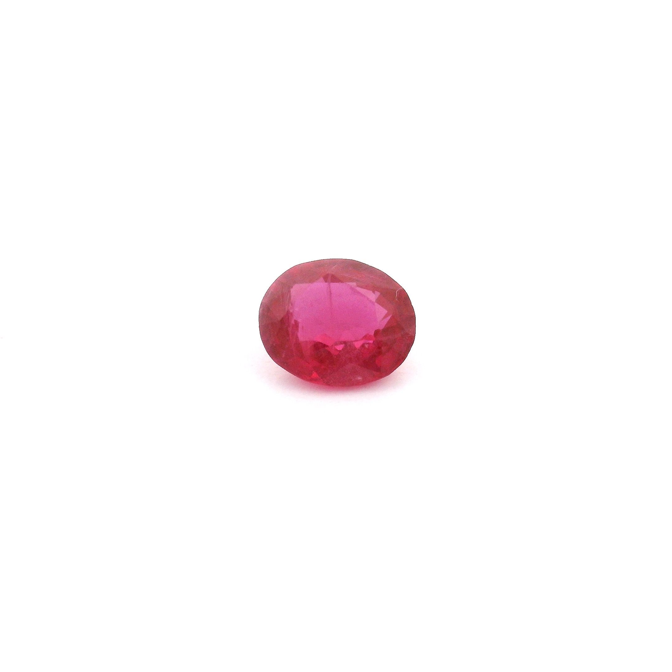 0.71 ct Oval Red Natural Ruby