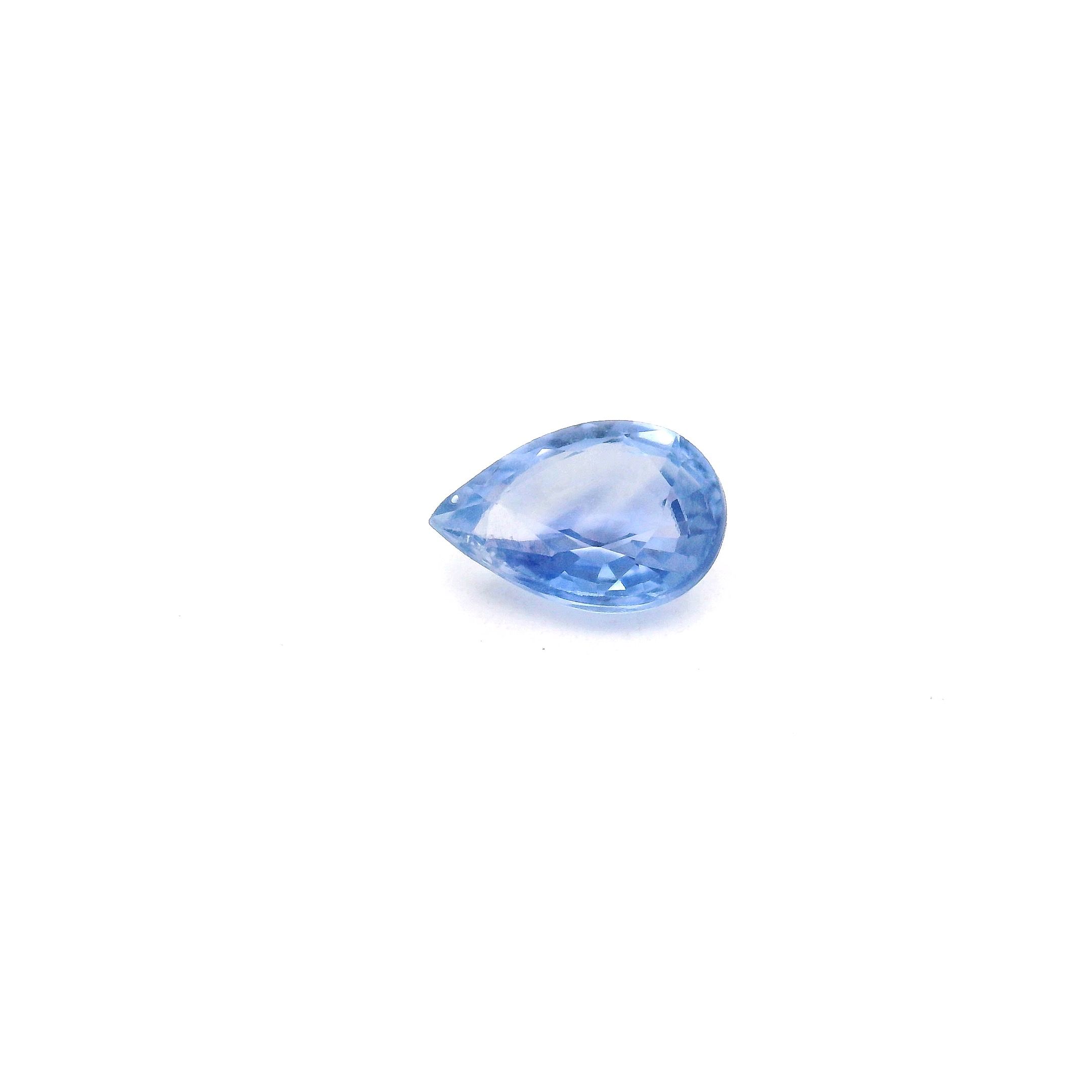 0.82 ct Pear Blue Natural Sapphire