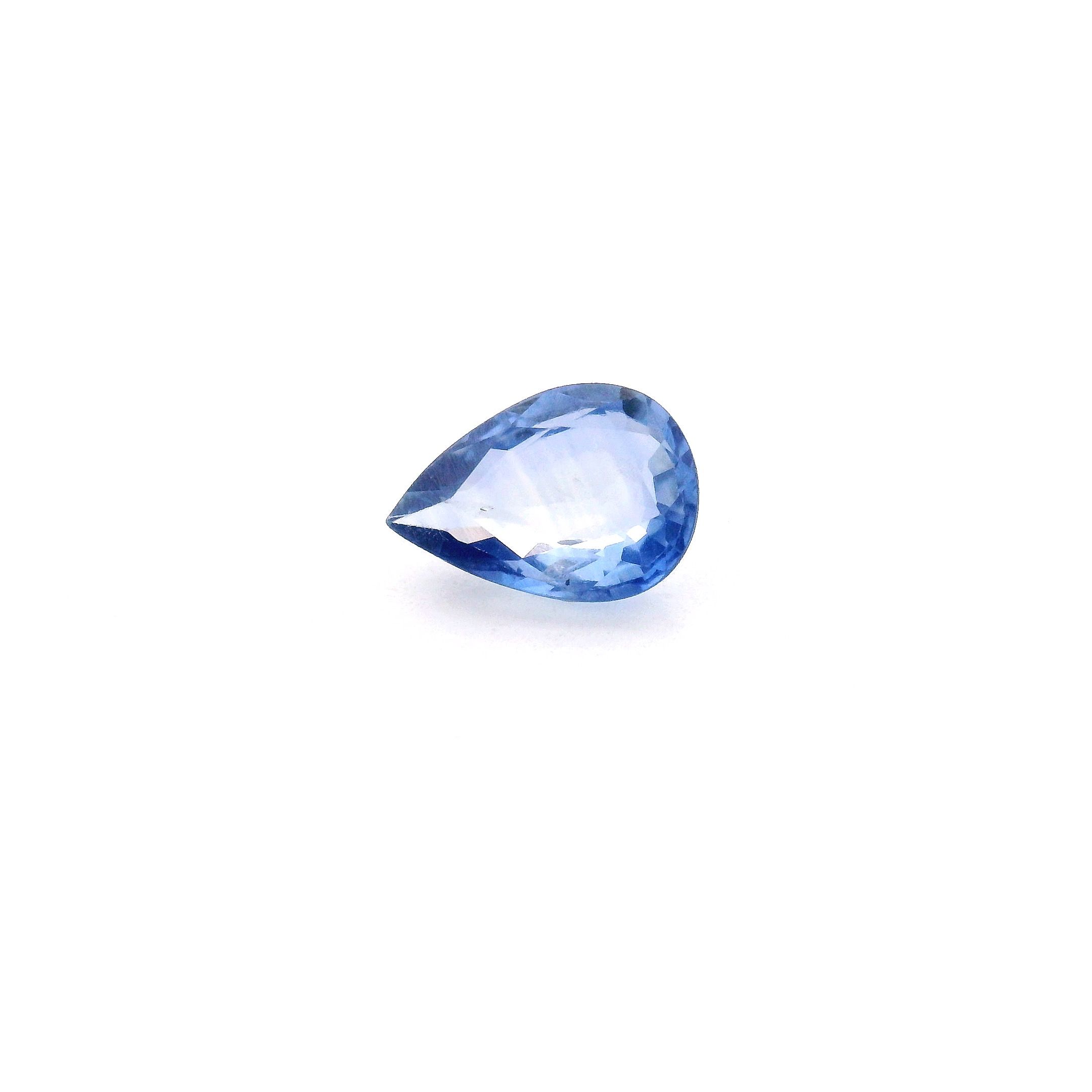 0.78 ct Pear Blue Natural Sapphire