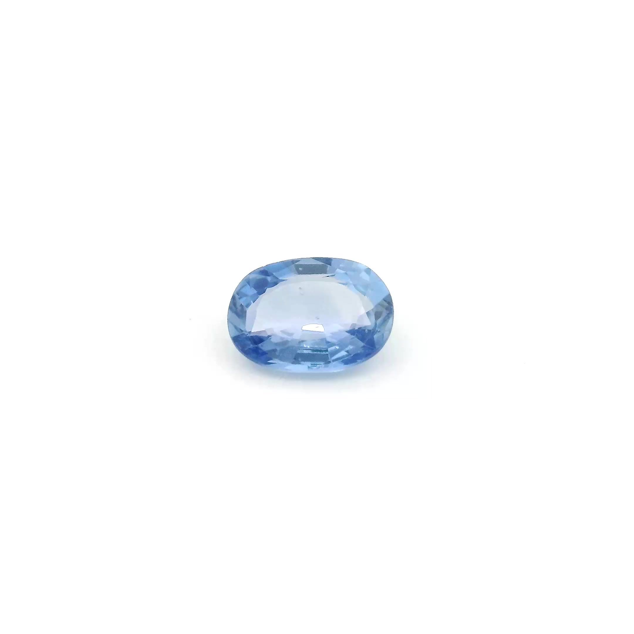 0.87 ct Oval Blue Natural Sapphire