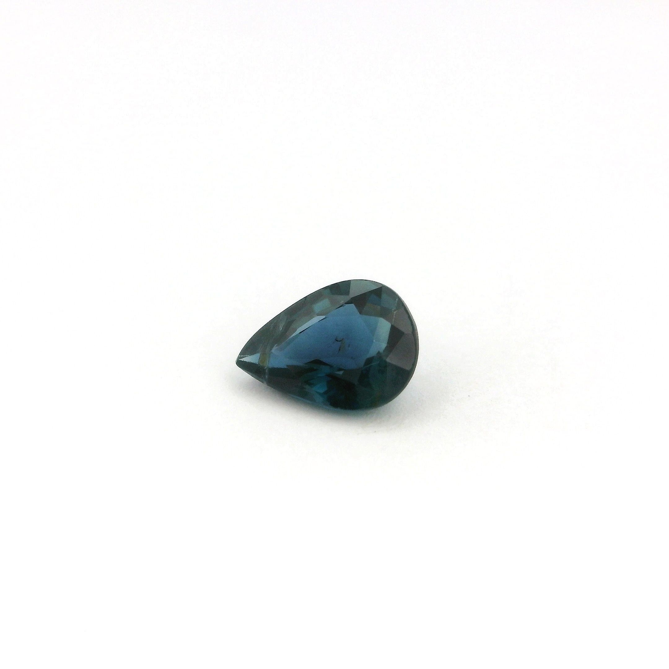0.89 ct Pear Blue Natural Sapphire