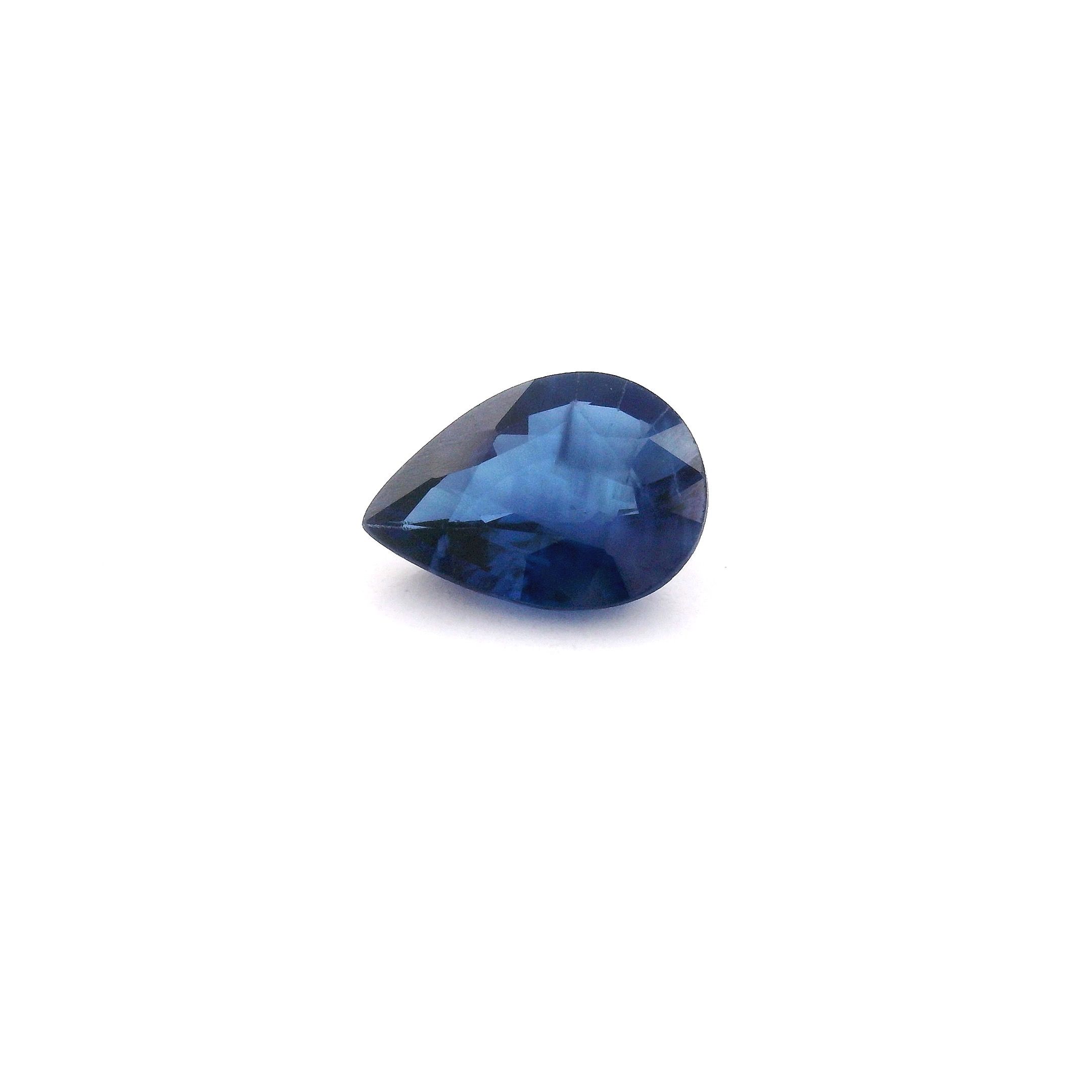 1.05 ct Pear Blue Natural Sapphire