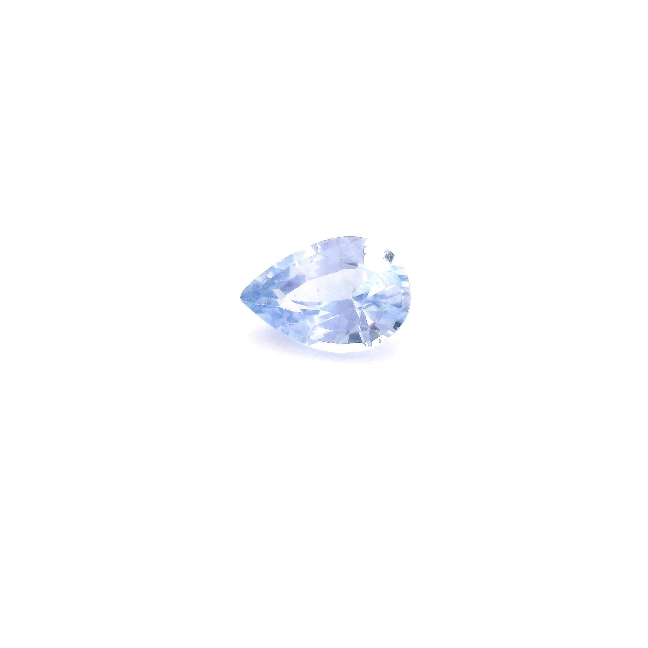0.59 ct Pear Blue Natural Sapphire