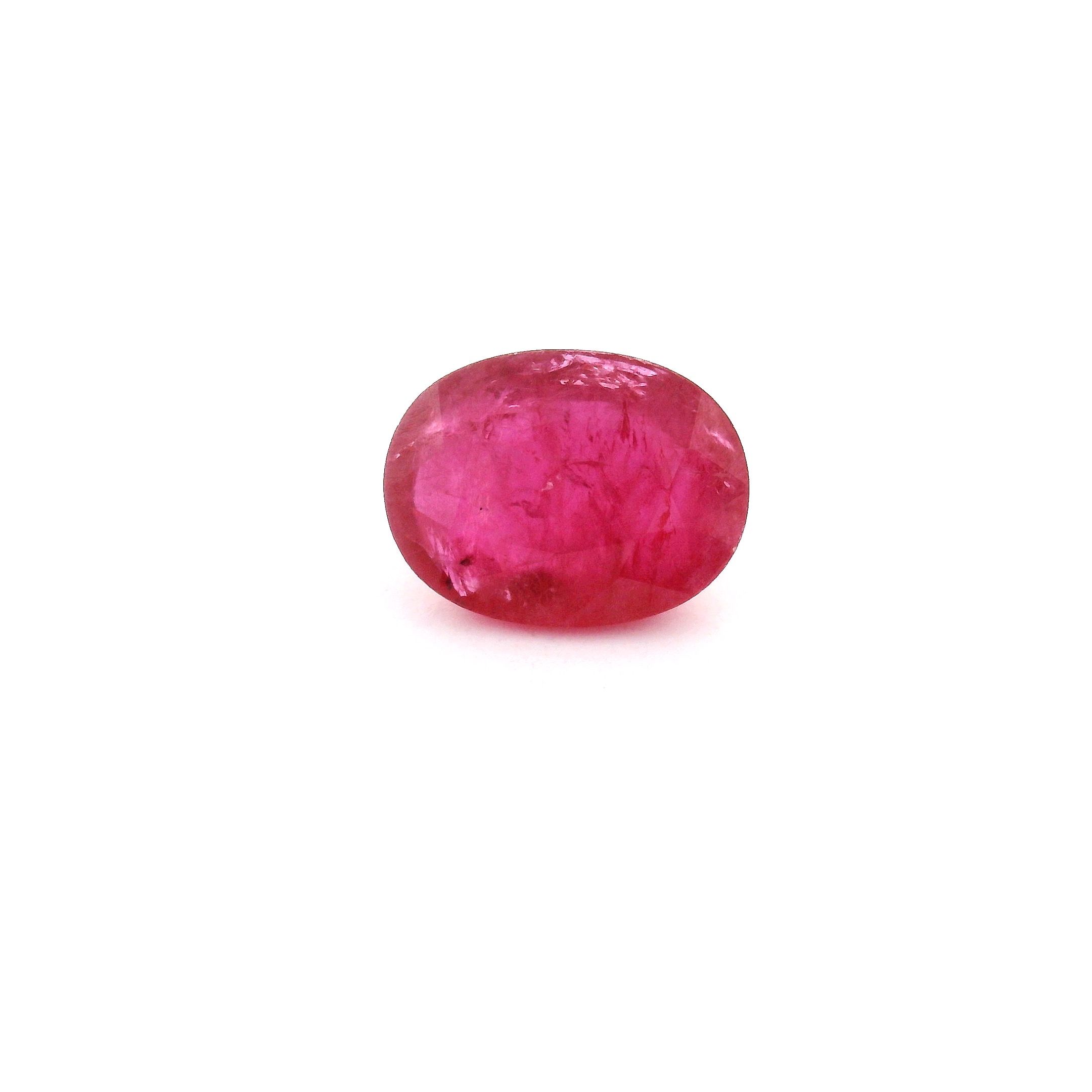 1.60 ct Oval Red Natural Ruby