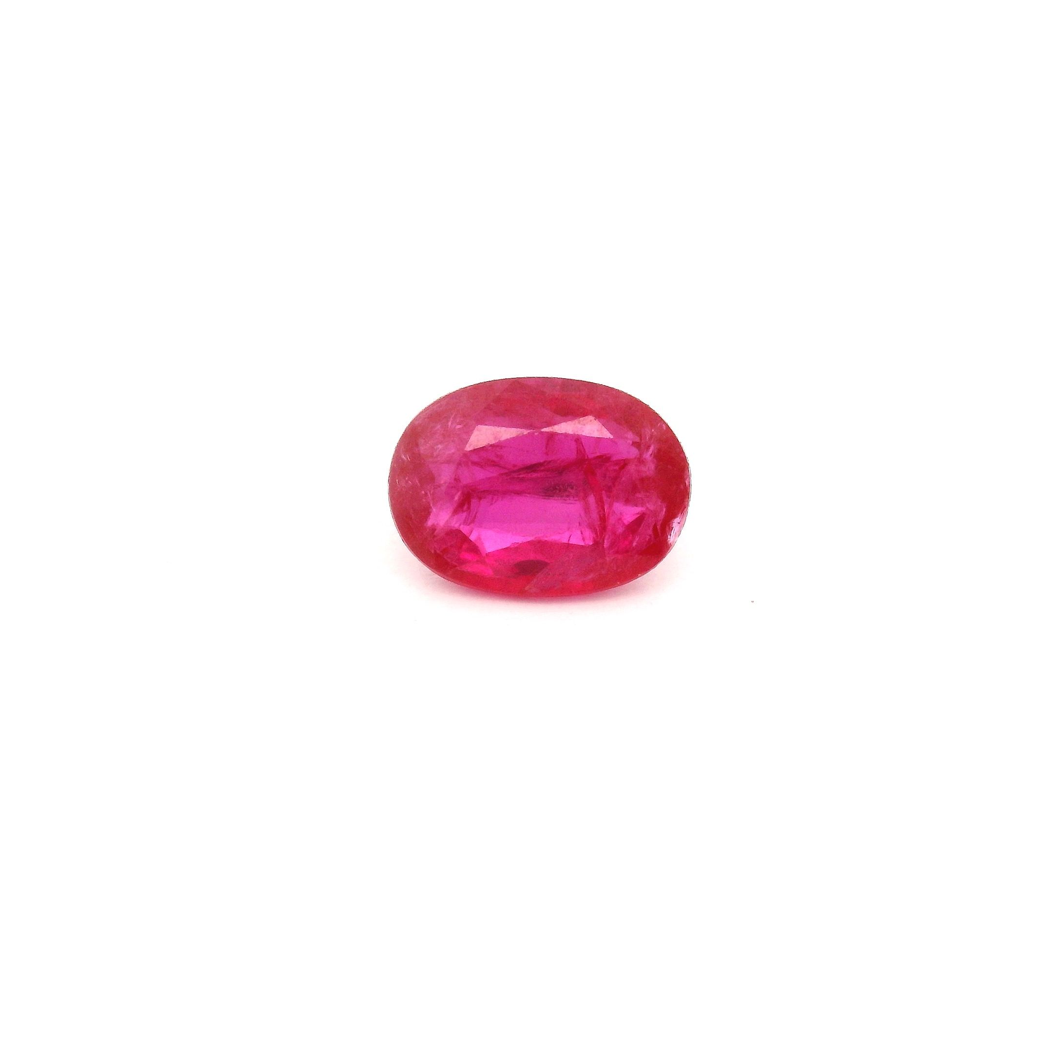 0.94 ct Oval Red Natural Ruby